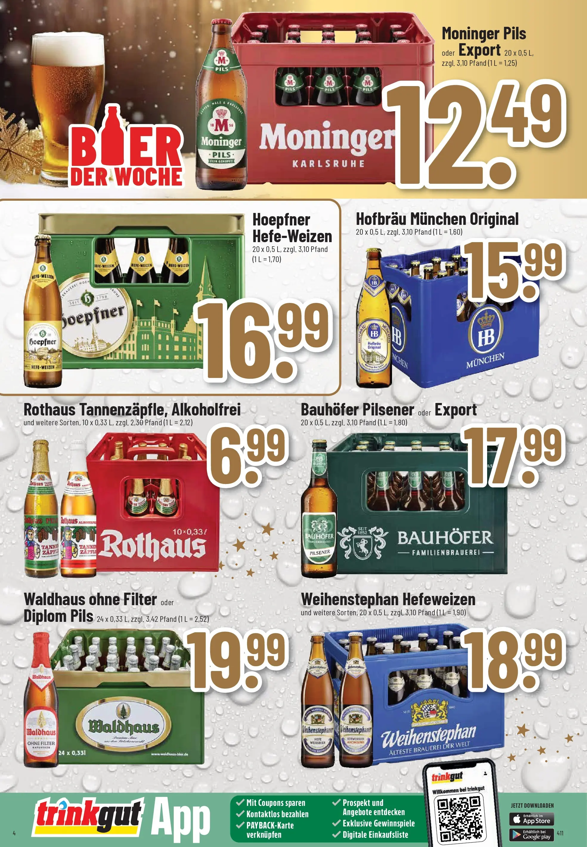Trinkgut - trinkgut: Wochenangebote (ab 01.12.2025) » Angebote online | Seite: 4 | Produkte: Weißbier, Pils