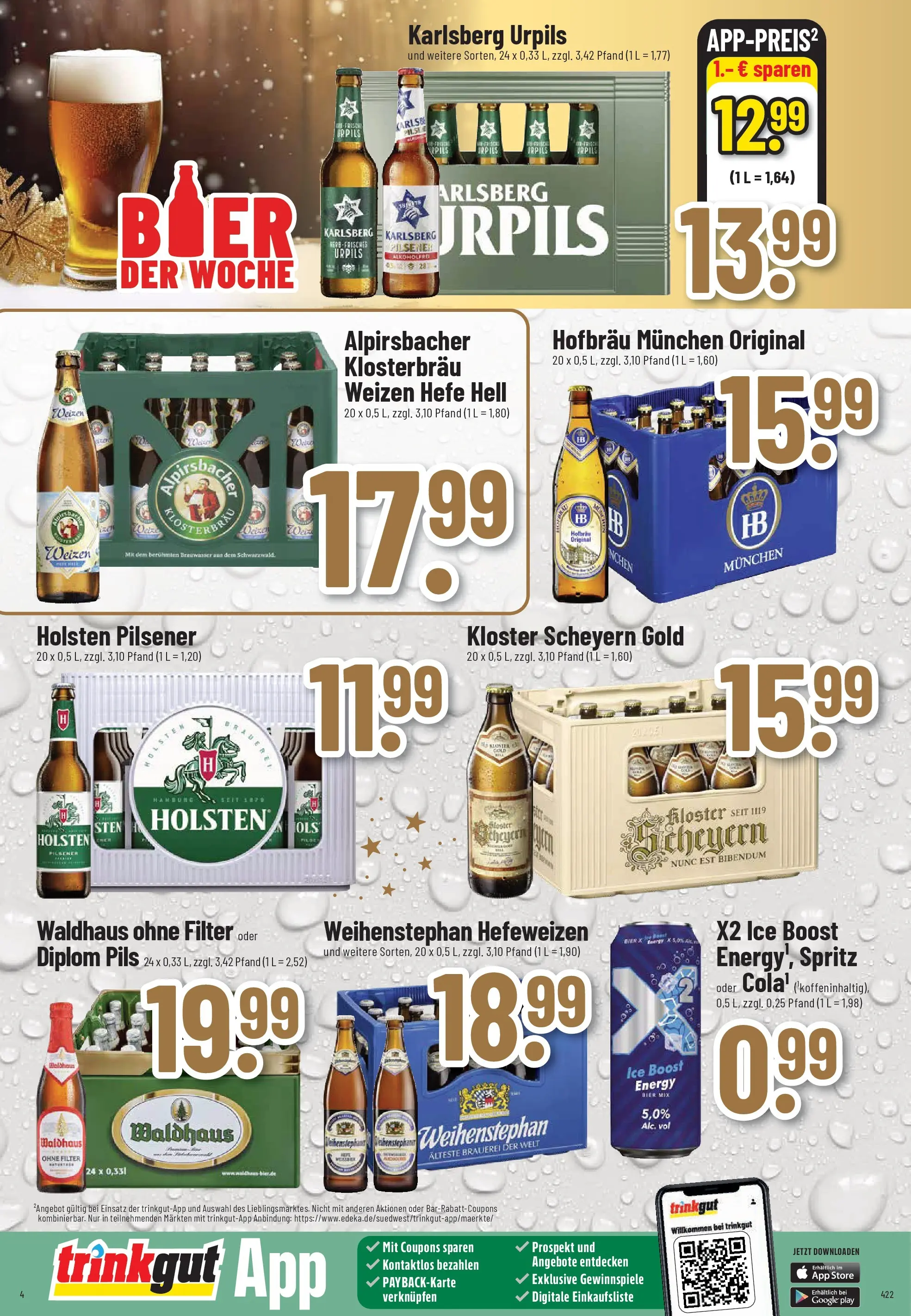 Trinkgut - trinkgut: Wochenangebote (ab 01.12.2025) » Angebote online | Seite: 4 | Produkte: Energy, Pils, Holsten