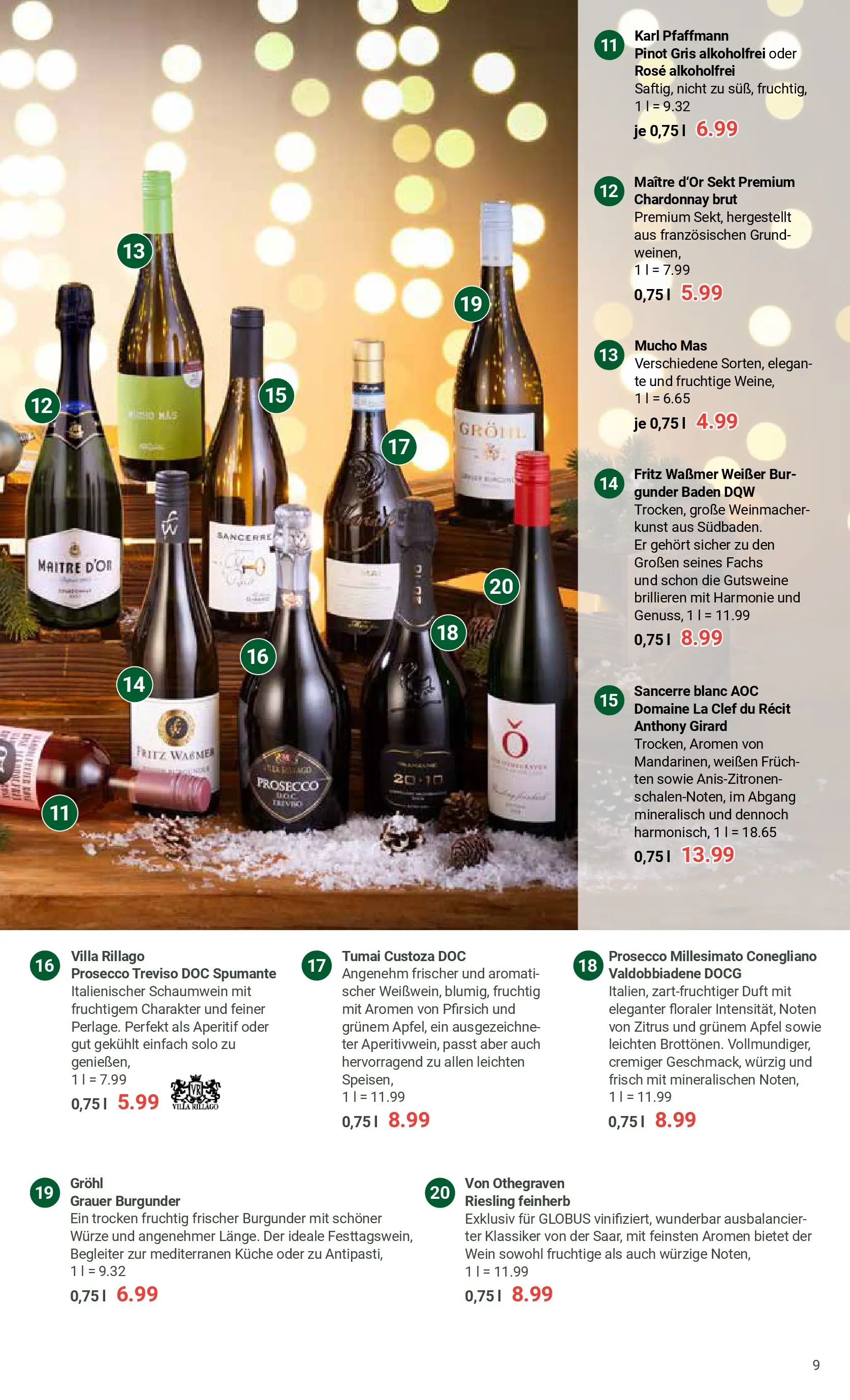 Globus prospekt Wittlich	 (ab 01.12.2025) » Angebote online | Seite: 9 | Produkte: Küche, Duft, Äpfel, Prosecco