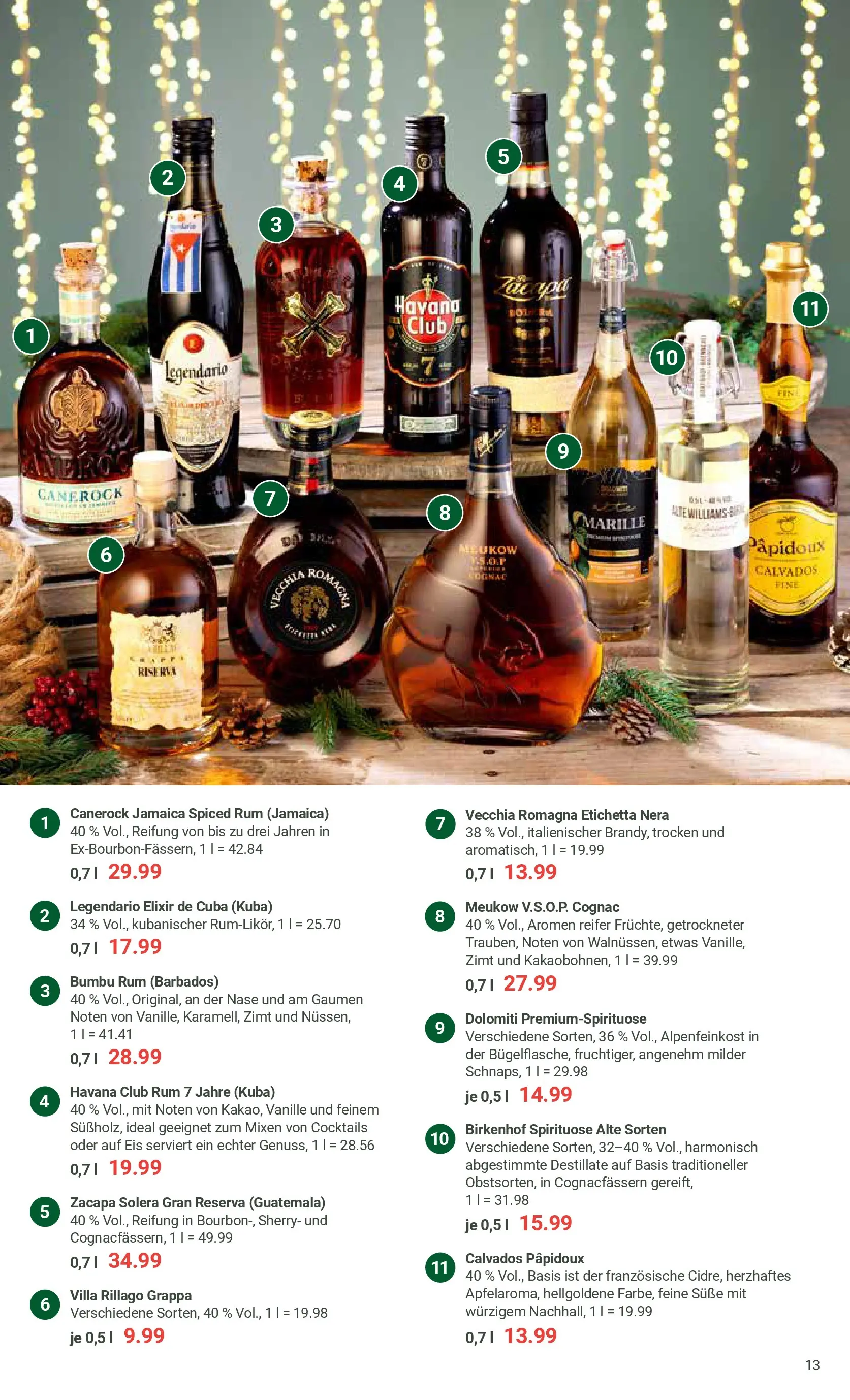 Globus prospekt Wittlich	 (ab 01.12.2025) » Angebote online | Seite: 13 | Produkte: Havana club, Rum, Eis