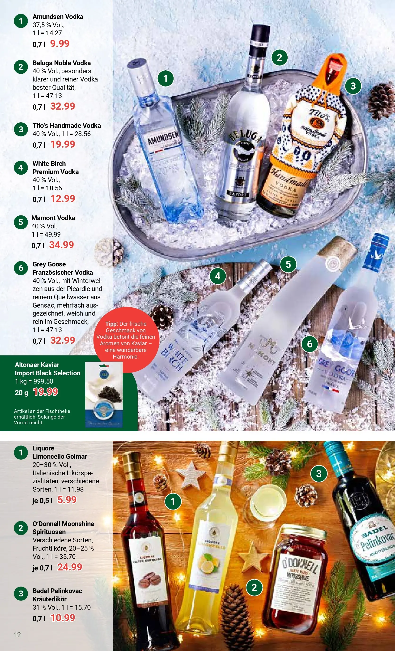 Globus prospekt Wittlich	 (ab 01.12.2025) » Angebote online | Seite: 41 | Produkte: Limoncello, Vodka