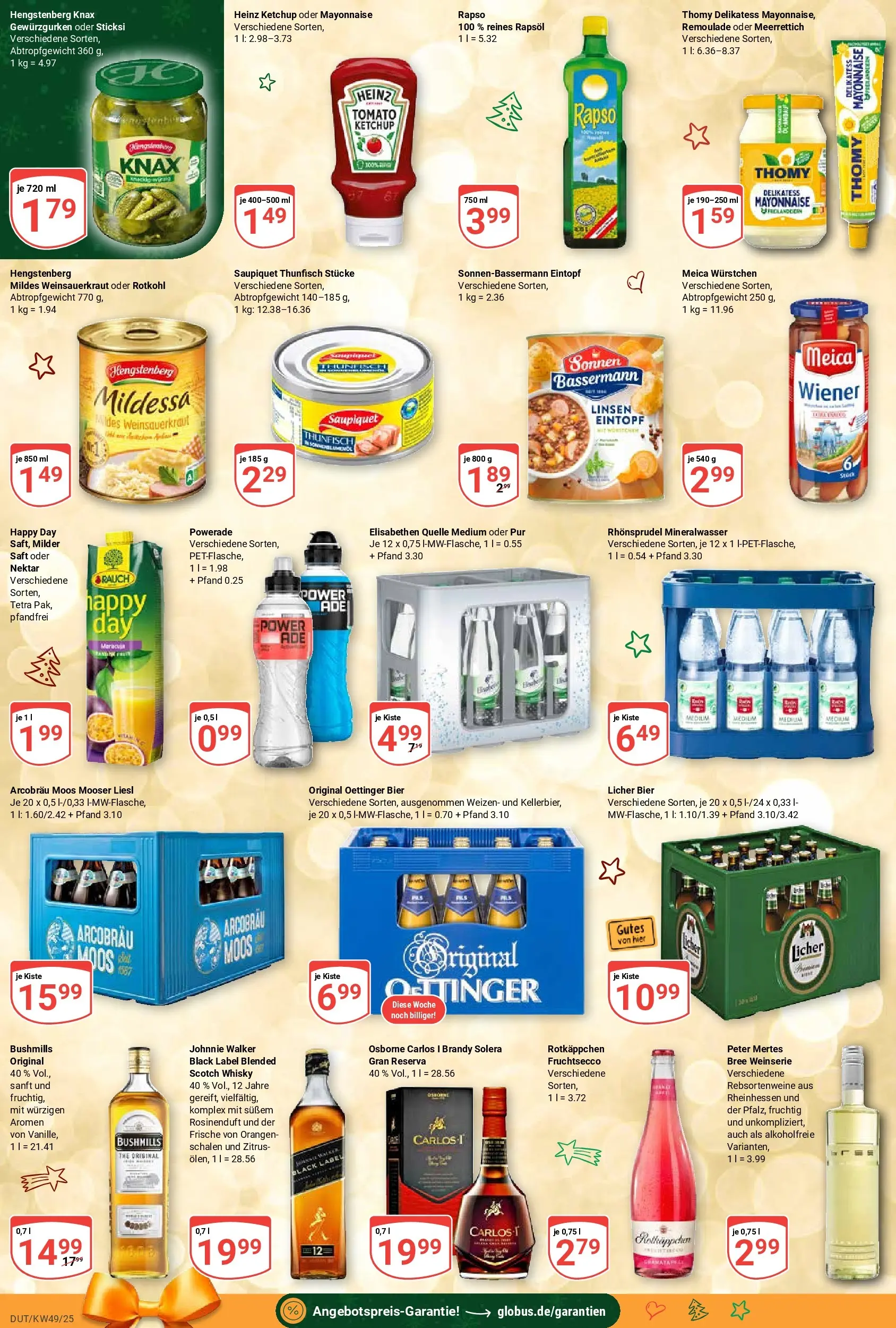 Globus prospekt Wetzlar-Dutenhofen	 (ab 01.12.2025) » Angebote online | Seite: 6 | Produkte: Bier, Pils, Rotkäppchen, Saft