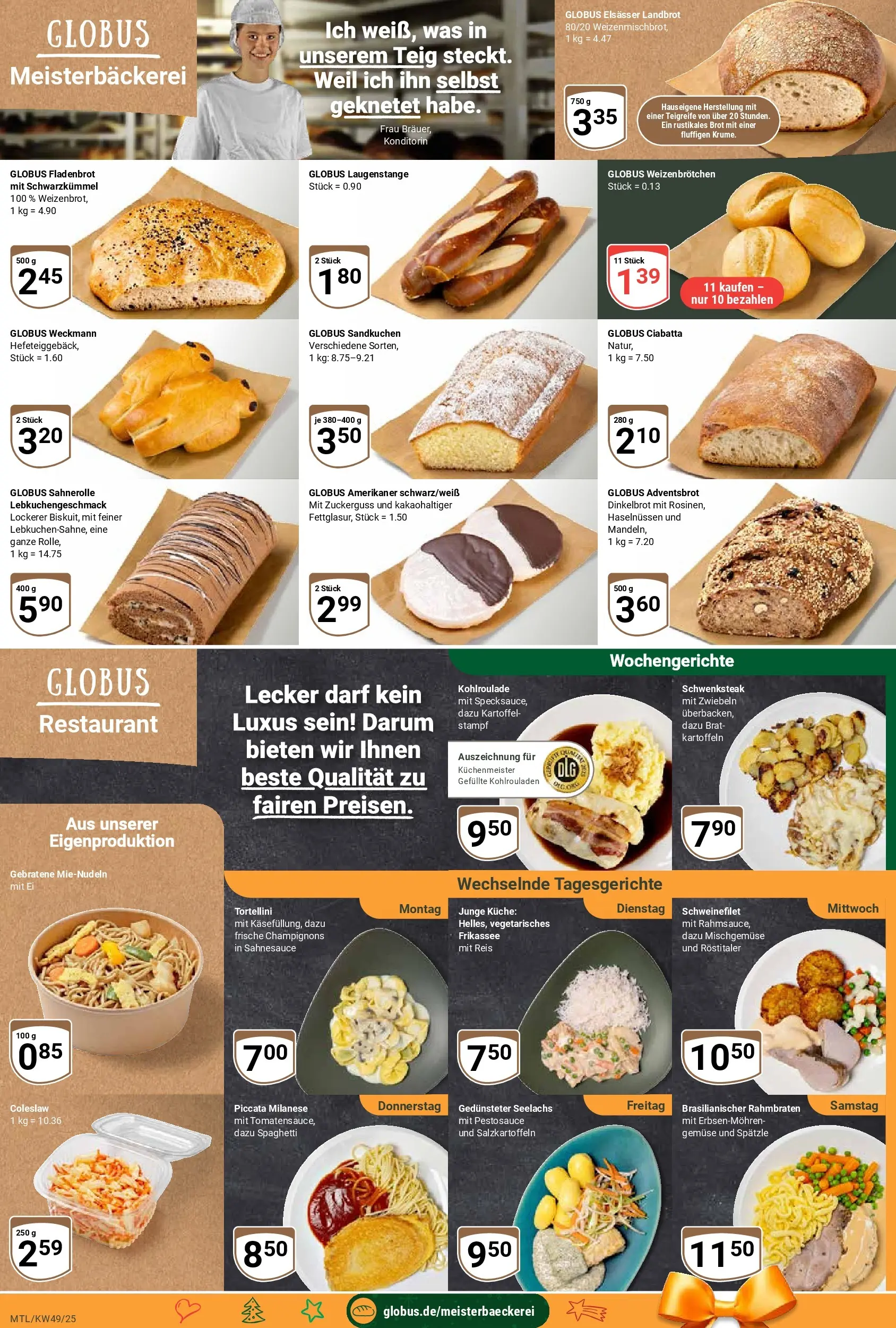 Globus prospekt Maintal-Dörnigheim	 (ab 01.12.2025) » Angebote online | Seite: 9 | Produkte: Küche, Kartoffeln, Frische champignons, Reis