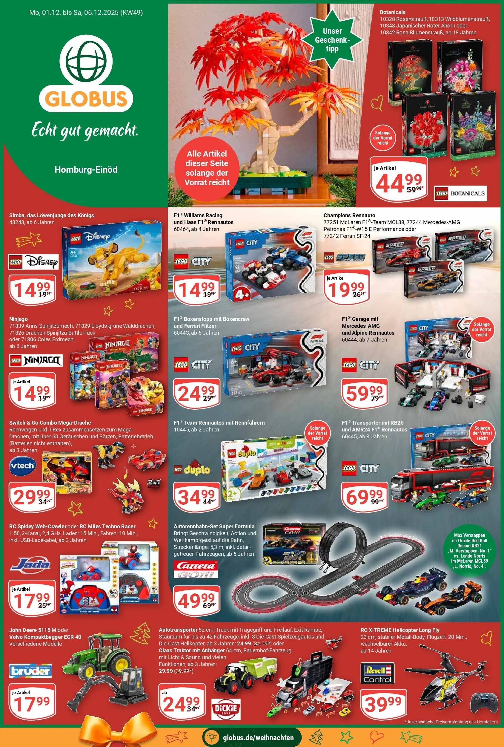 Globus prospekt Homburg-Einöd	 (ab 01.12.2025) » Angebote online | Seite: 1