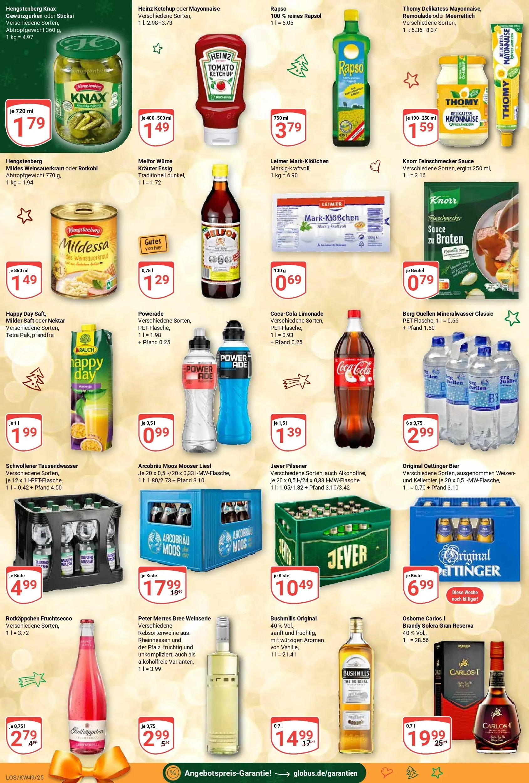 Globus prospekt Losheim Am See	 (ab 01.12.2025) » Angebote online | Seite: 6 | Produkte: Osborne, Essig, Limonade, Mineralwasser