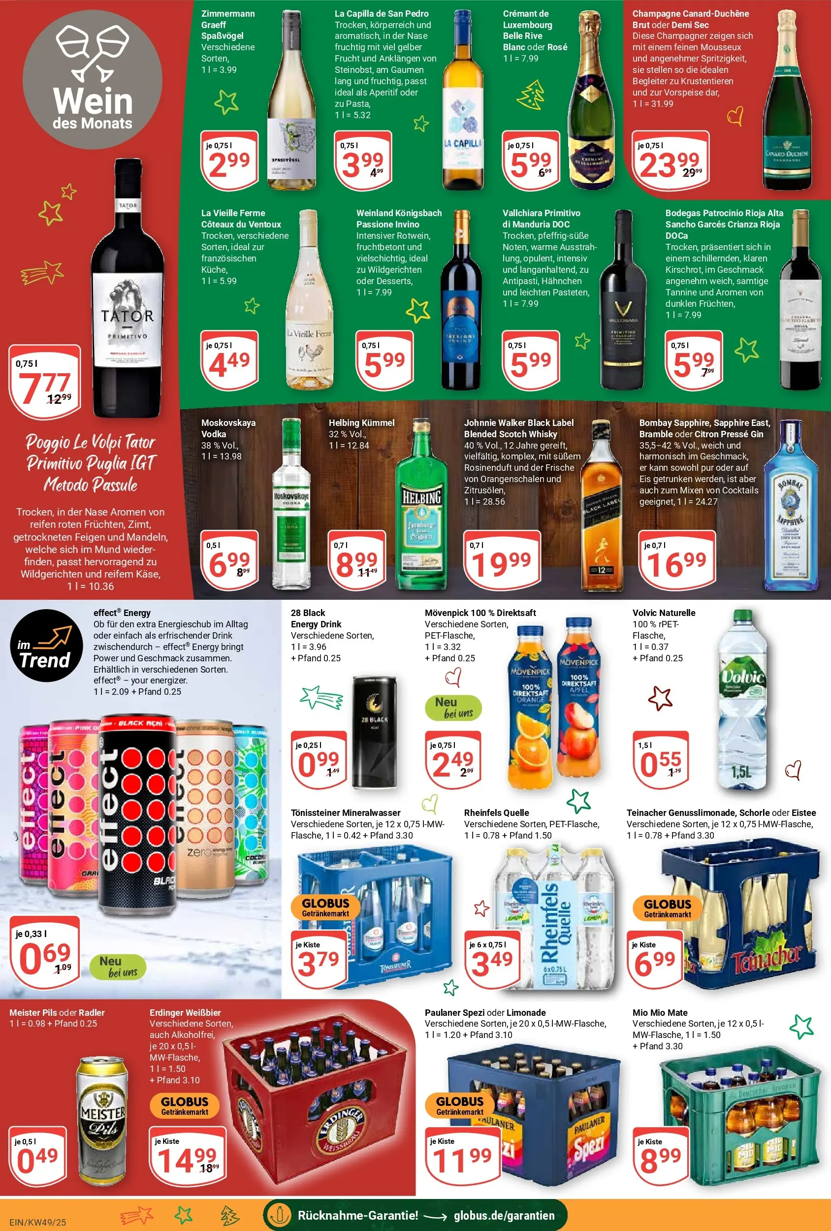 Globus prospekt Homburg-Einöd	 (ab 01.12.2025) » Angebote online | Seite: 19