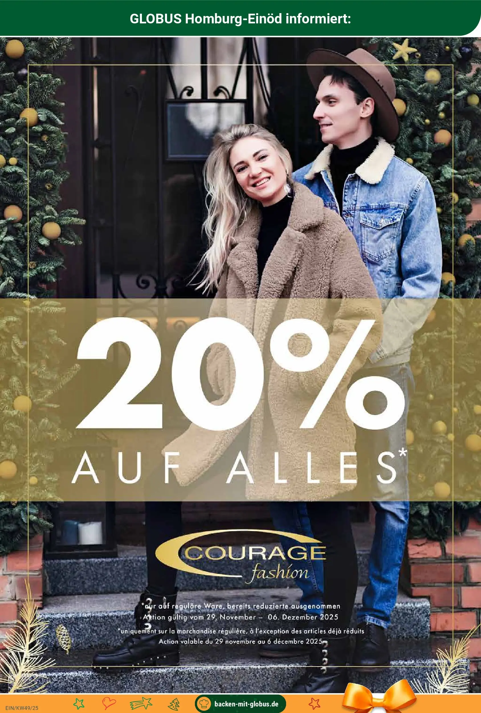 Globus prospekt Homburg-Einöd	 (ab 01.12.2025) » Angebote online | Seite: 33