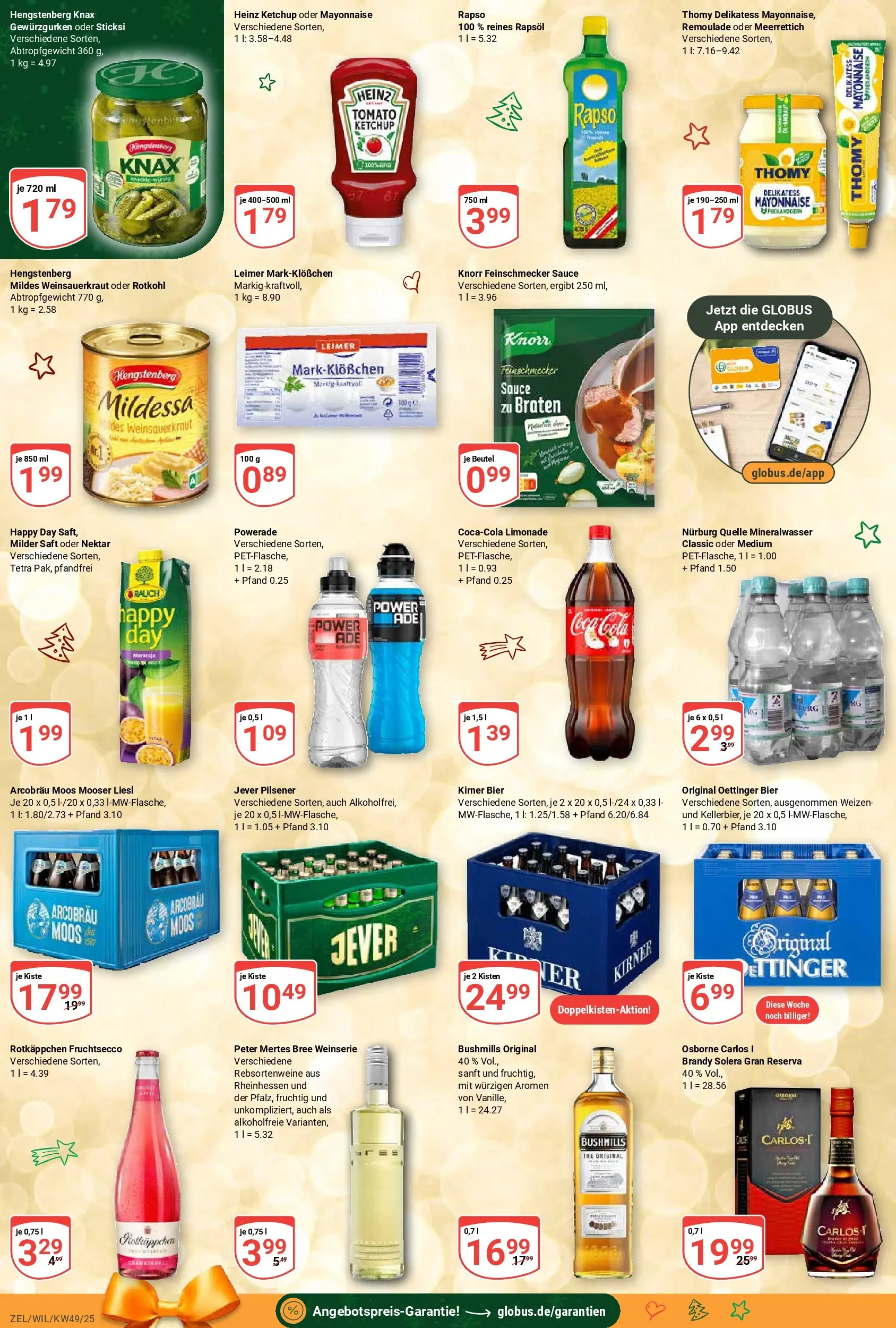 Globus prospekt Wittlich	 (ab 01.12.2025) » Angebote online | Seite: 6 | Produkte: Cola, Fruchtsecco, Jever, Ketchup