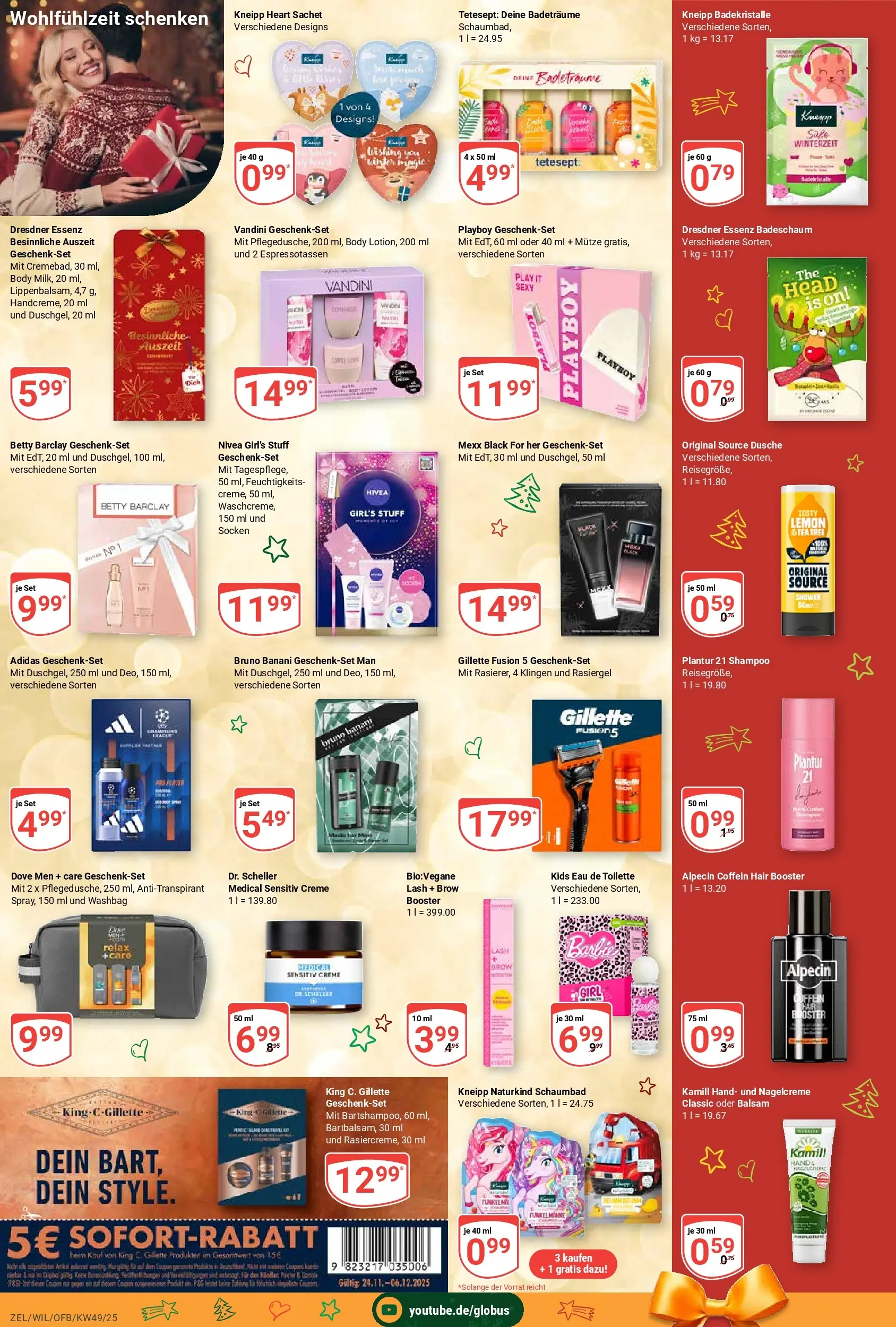 Globus prospekt Wittlich	 (ab 01.12.2025) » Angebote online | Seite: 21 | Produkte: Toilette, Shampoo, Creme, Antitranspirant