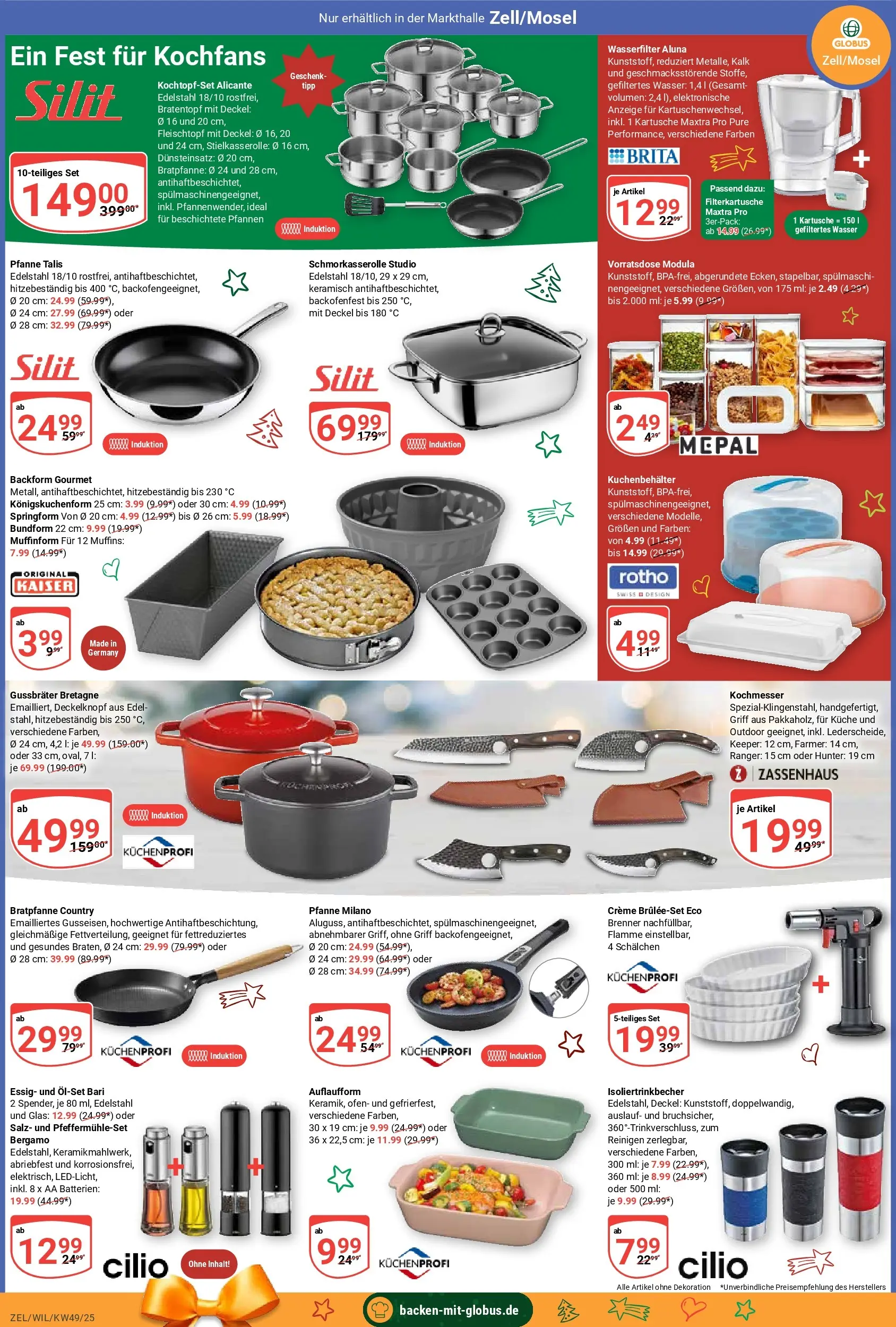 Globus prospekt Wittlich	 (ab 01.12.2025) » Angebote online | Seite: 23 | Produkte: Ofen, Batterien, Essig, Küche