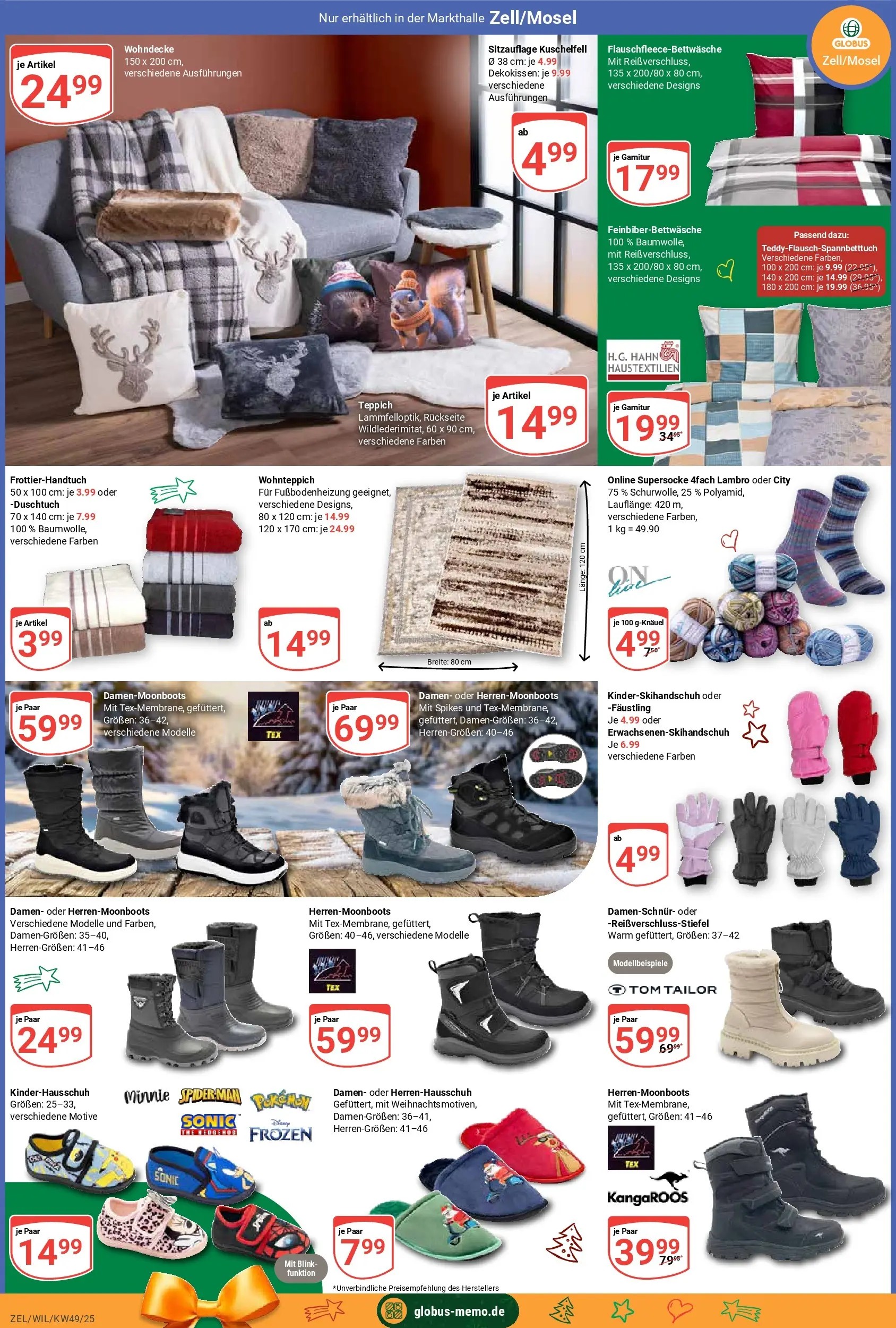 Globus prospekt Wittlich	 (ab 01.12.2025) » Angebote online | Seite: 25 | Produkte: Teppich