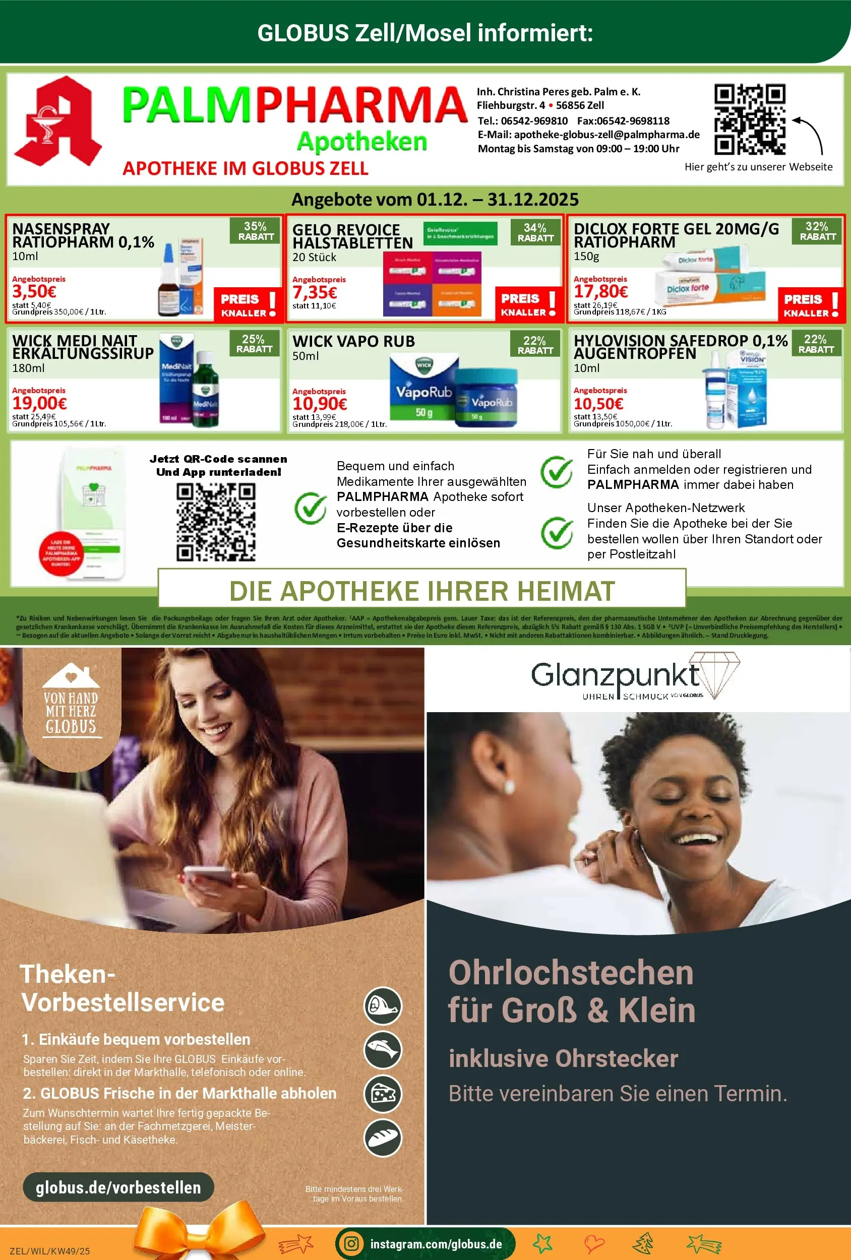 Globus prospekt Wittlich	 (ab 01.12.2025) » Angebote online | Seite: 28 | Produkte: Fisch, Uhr