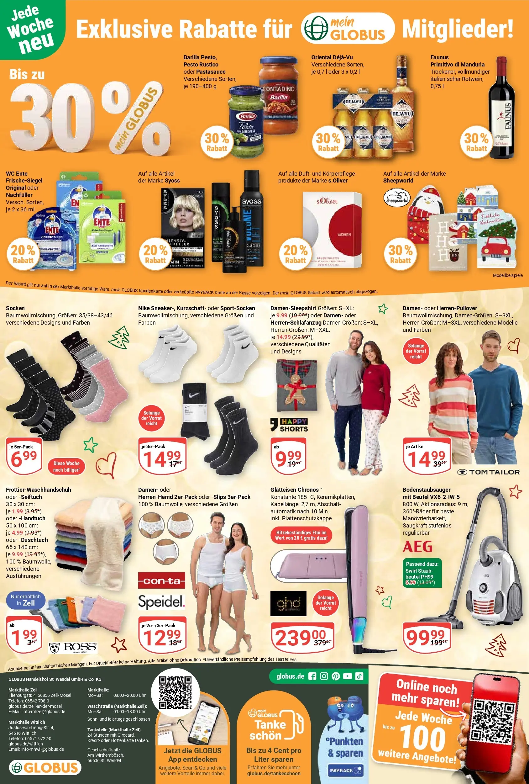 Globus prospekt Wittlich	 (ab 01.12.2025) » Angebote online | Seite: 29 | Produkte: Duft, Socken, Glätteisen, Uhr