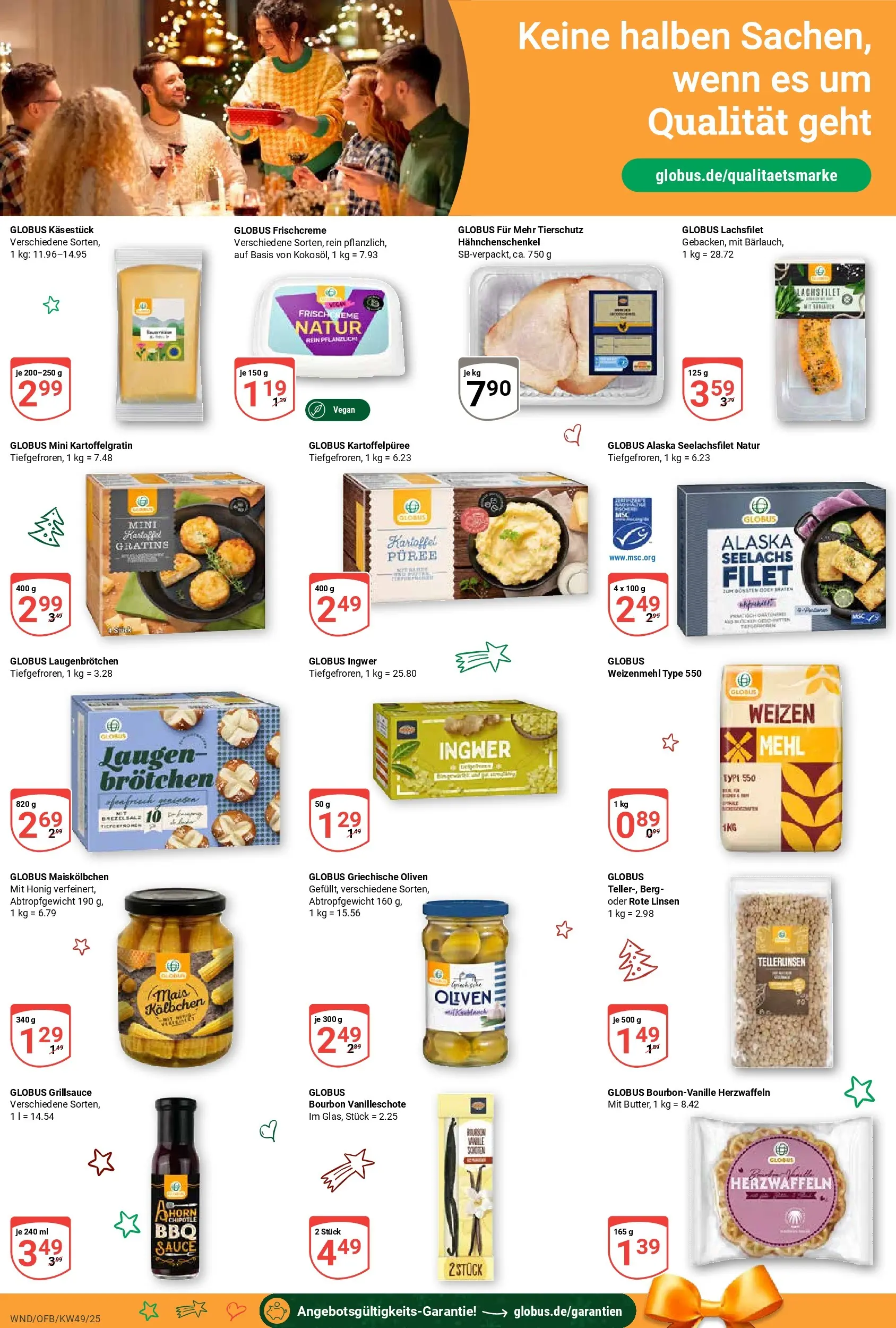 Globus prospekt St. Wendel	 (ab 01.12.2025) » Angebote online | Seite: 17 | Produkte: Mehl, Hahnchenschenkel, Weizenmehl, Socken