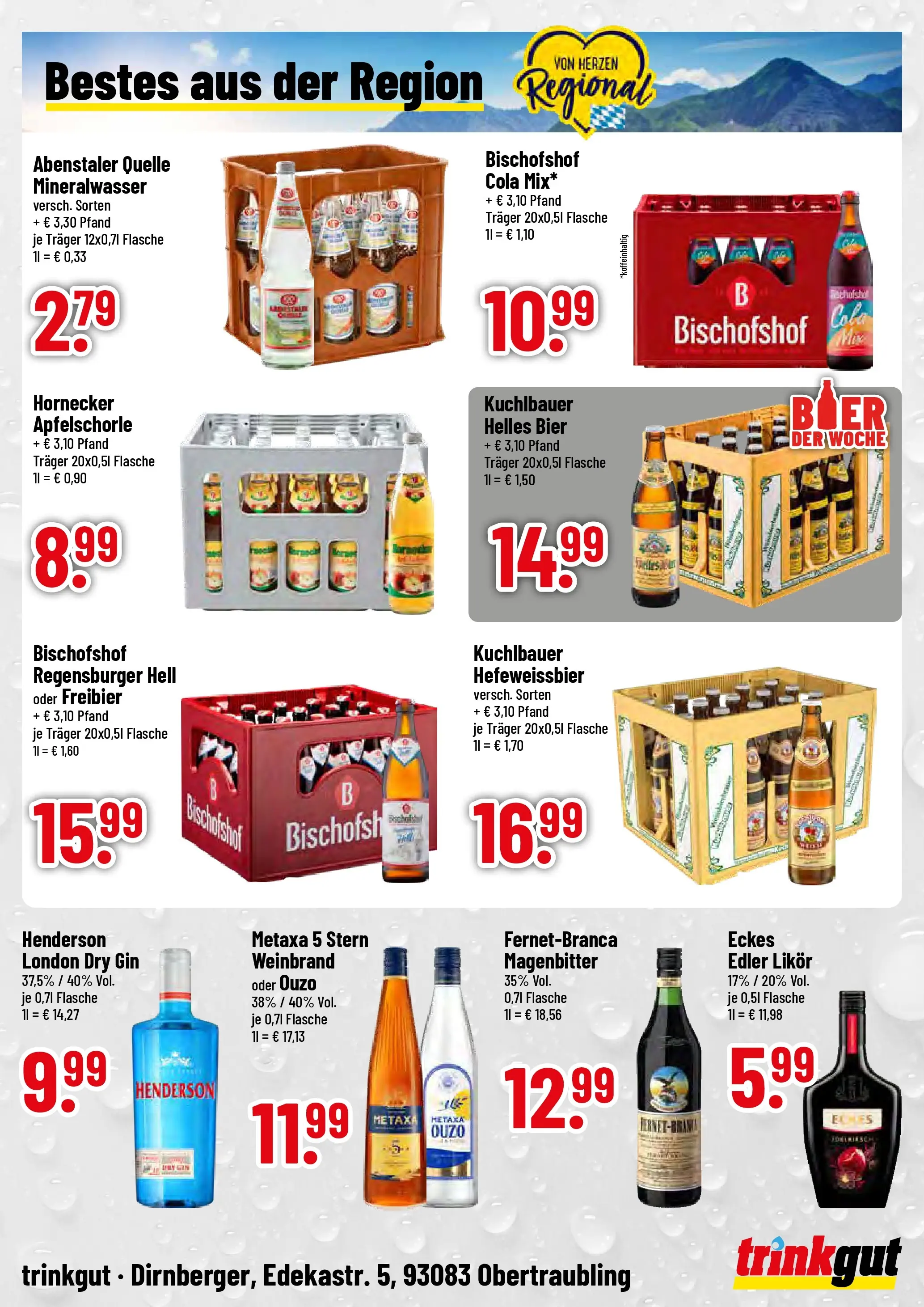Trinkgut - trinkgut: Wochenangebote (ab 01.12.2025) » Angebote online | Seite: 4 | Produkte: Cola, Bier, Likör, Gin