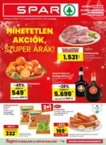 Spar: Spar újság érvényessége 2025.12.03-igg - 2025.12.03 napig
