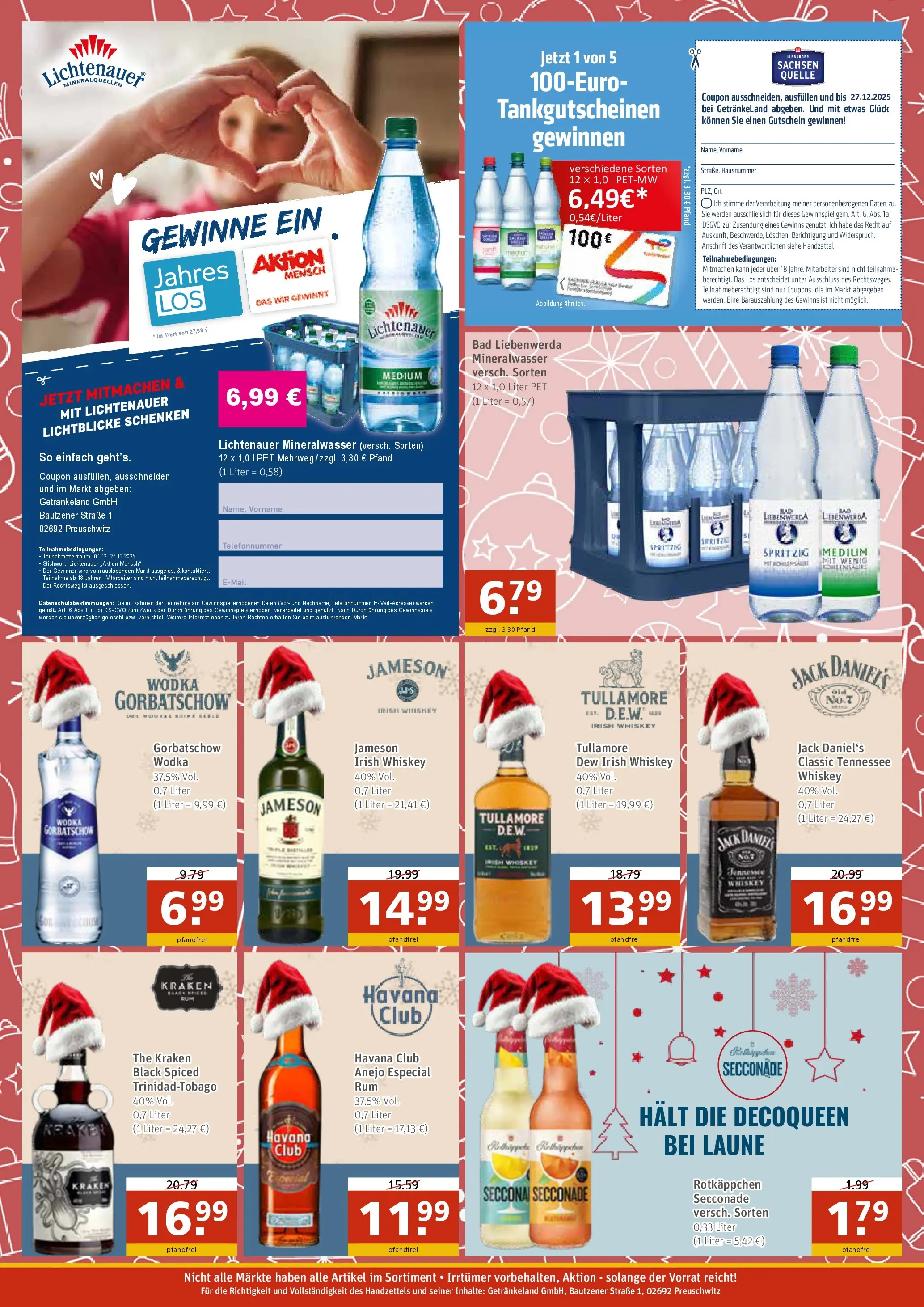 Entdecke - GetränkeLand Mayer: Getränkeangebote (ab 30.11.2025) zum Blättern | Seite: 4 | Produkte: Havana club, Bad, Jameson, Whiskey