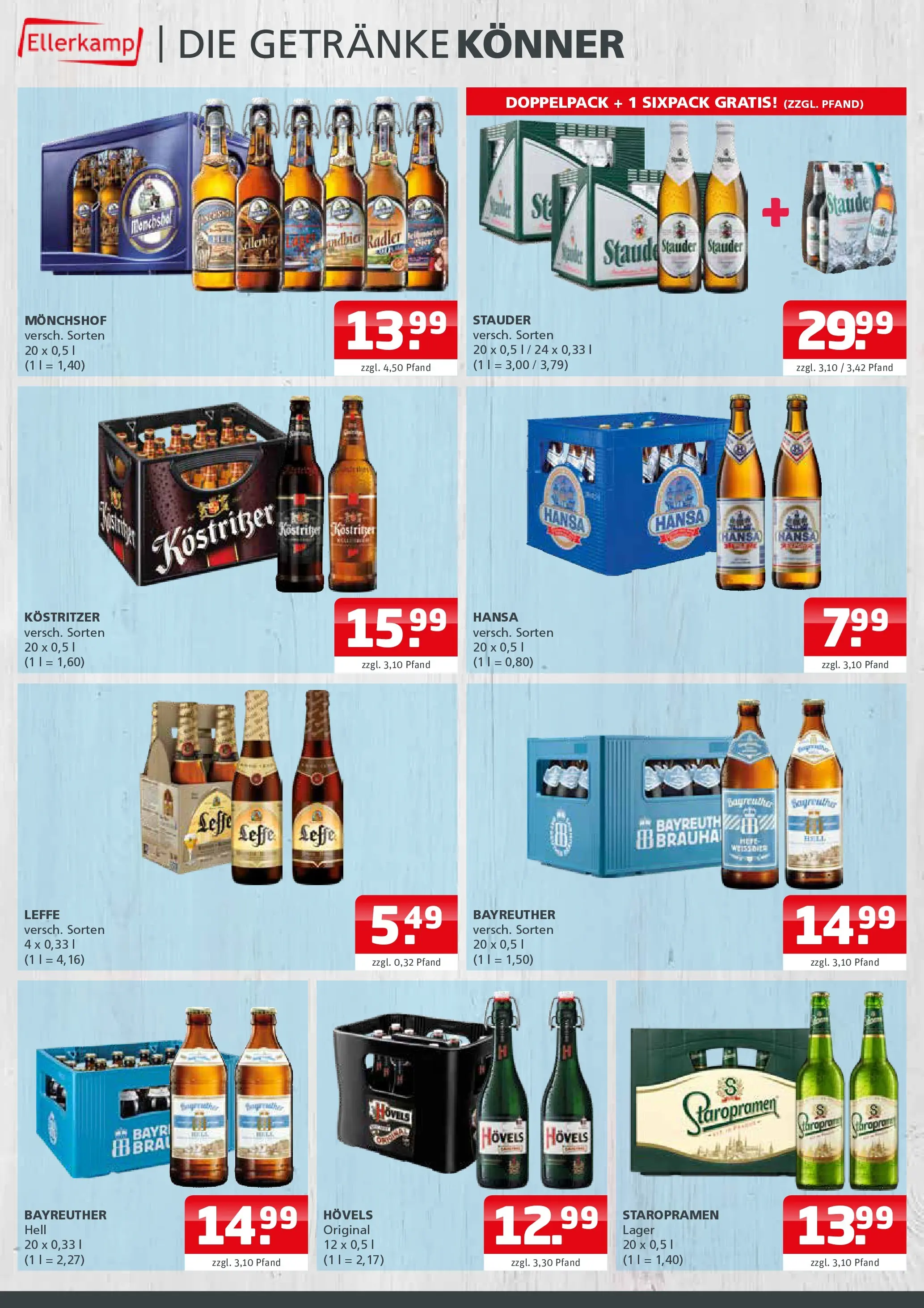 Entdecke - Getränke Ellerkamp: Getränkeangebote (ab 30.11.2025) zum Blättern | Seite: 2 | Produkte: Monchshof, Kostritzer, Radler