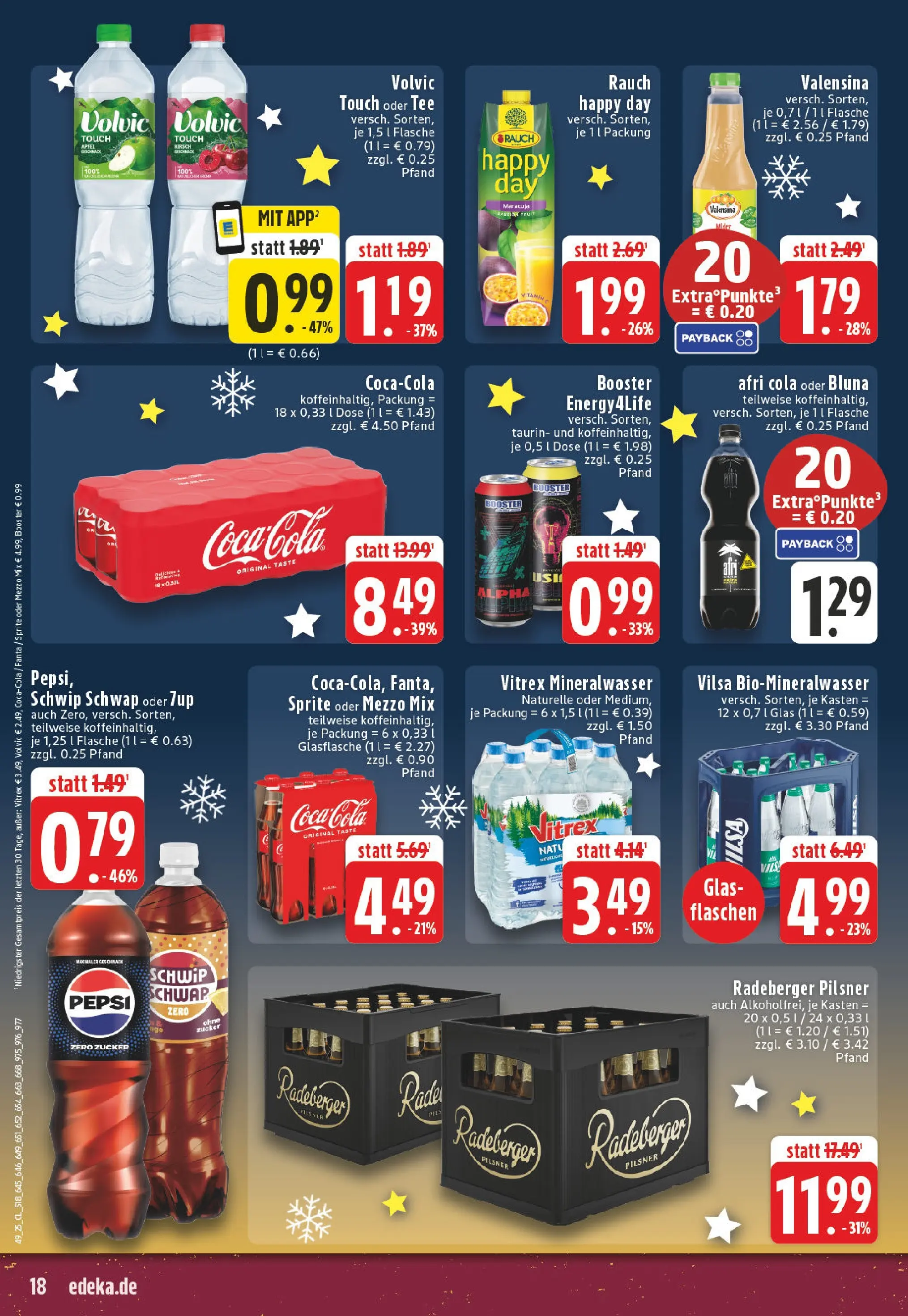 Edeka prospekt Duisburg Homberg-Hochheide	 (ab 01.12.2025) » Angebote Online | Seite: 18 | Produkte: Mezzo mix, Coca cola, Volvic touch, Volvic