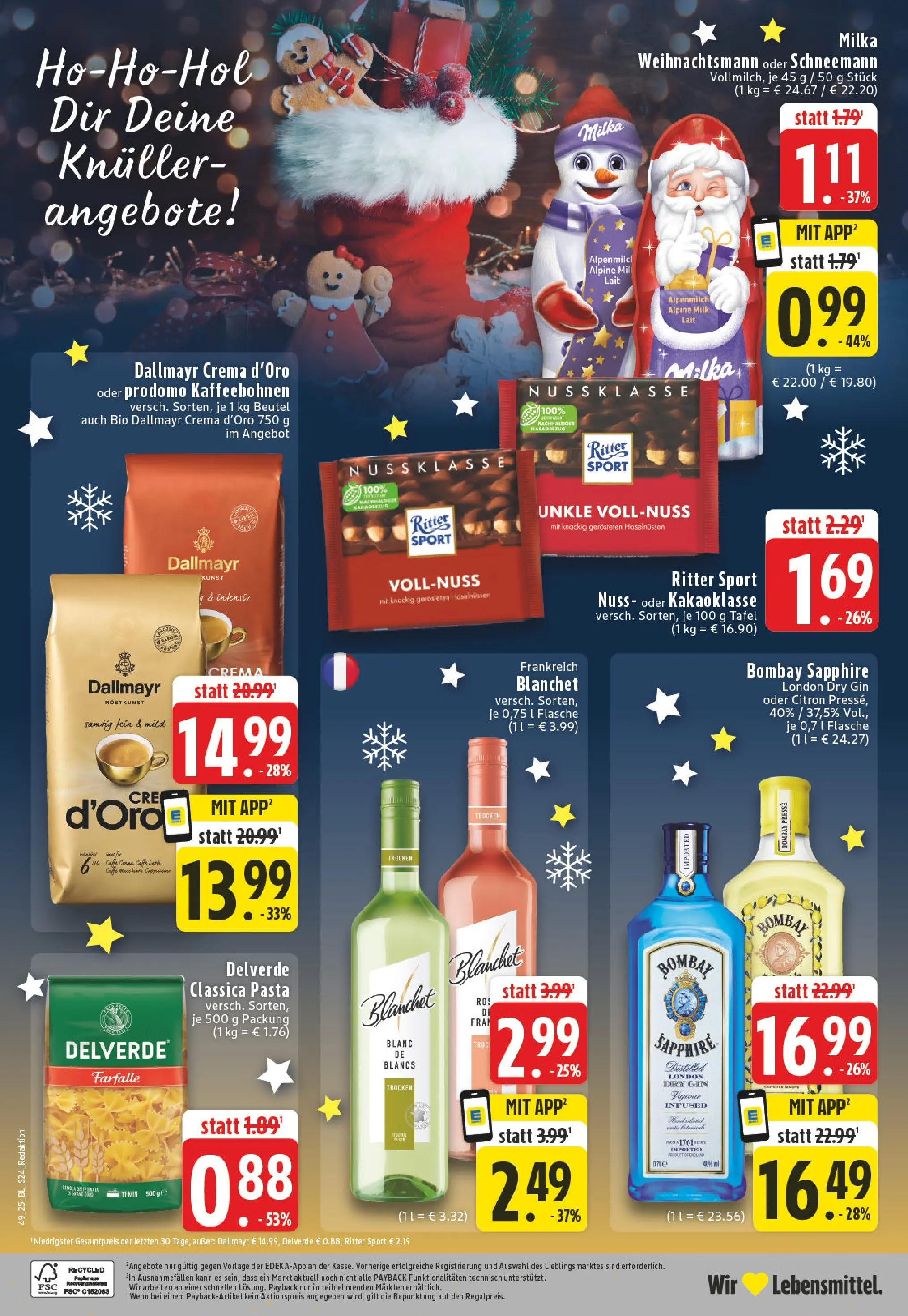 Edeka prospekt Gronau	 (ab 01.12.2025) » Angebote Online | Seite: 24 | Produkte: Presse, Dallmayr, Pasta, Gin