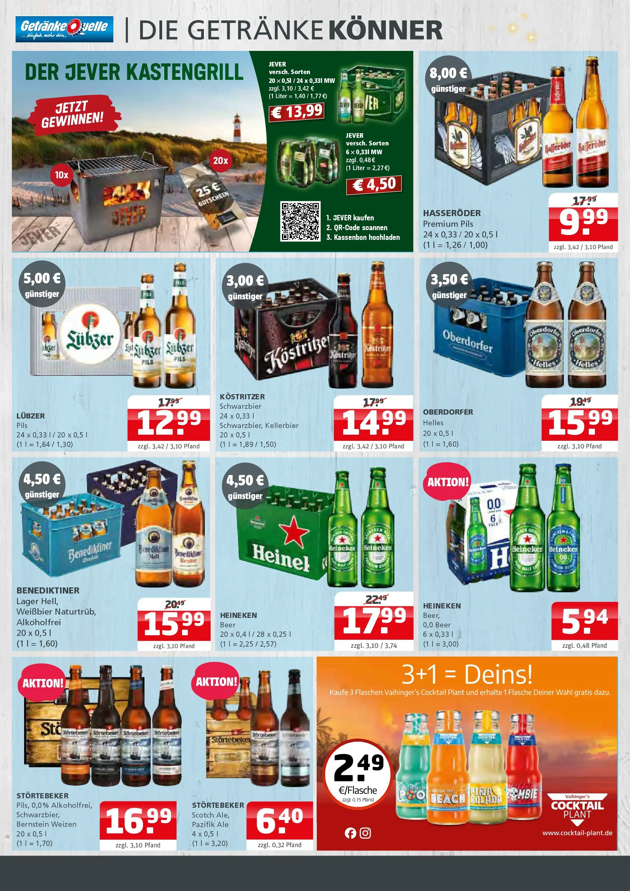 Entdecke - Getränke Quelle: Getränkeangebote (ab 14.12.2025) zum Blättern | Seite: 2 | Produkte: Weißbier, Pils, Heineken, Lubzer