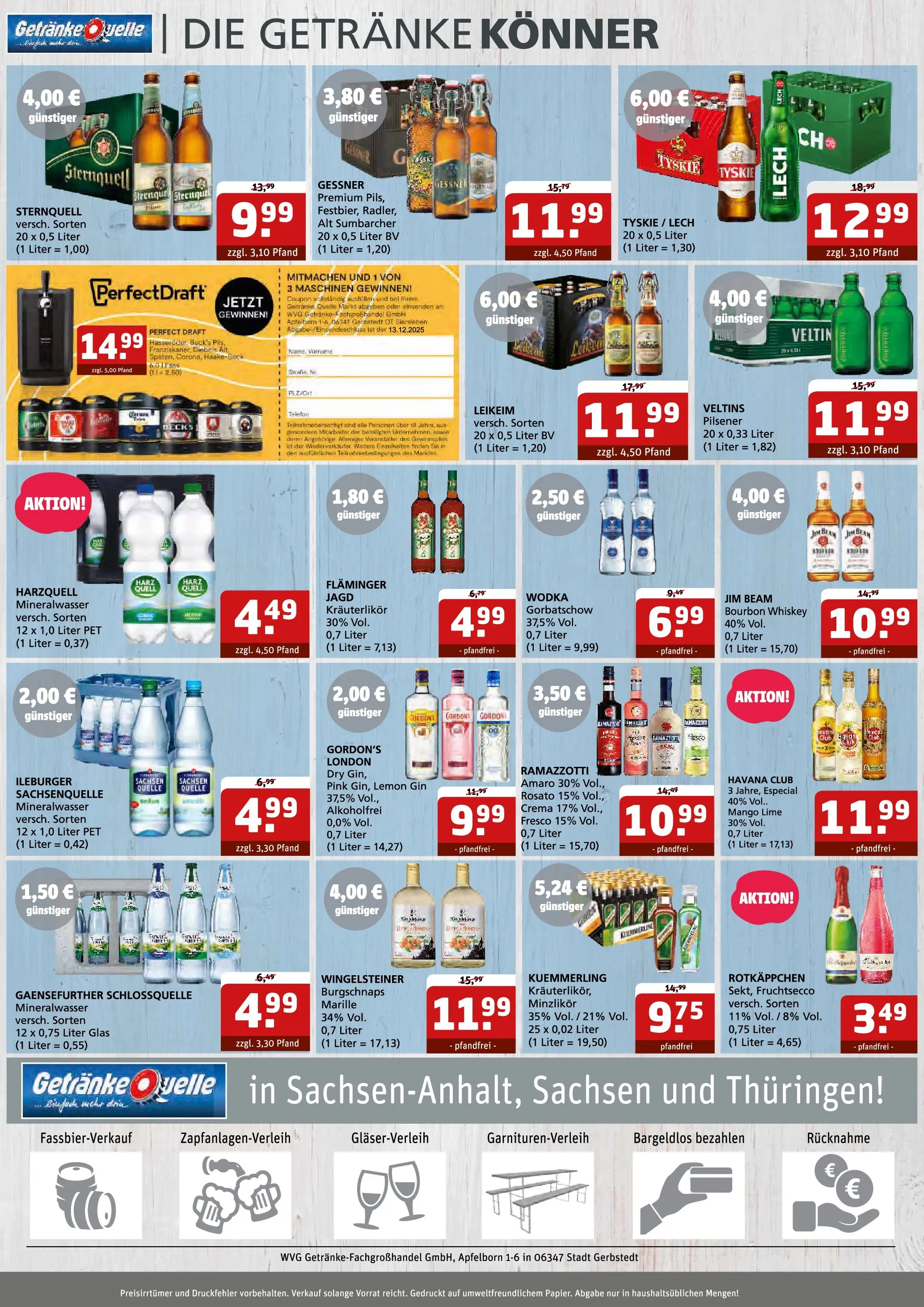 Entdecke - Getränke Quelle: Getränkeangebote (ab 07.12.2025) zum Blättern | Seite: 6 | Produkte: Jim beam, Mineralwasser, Ramazzotti, Veltins
