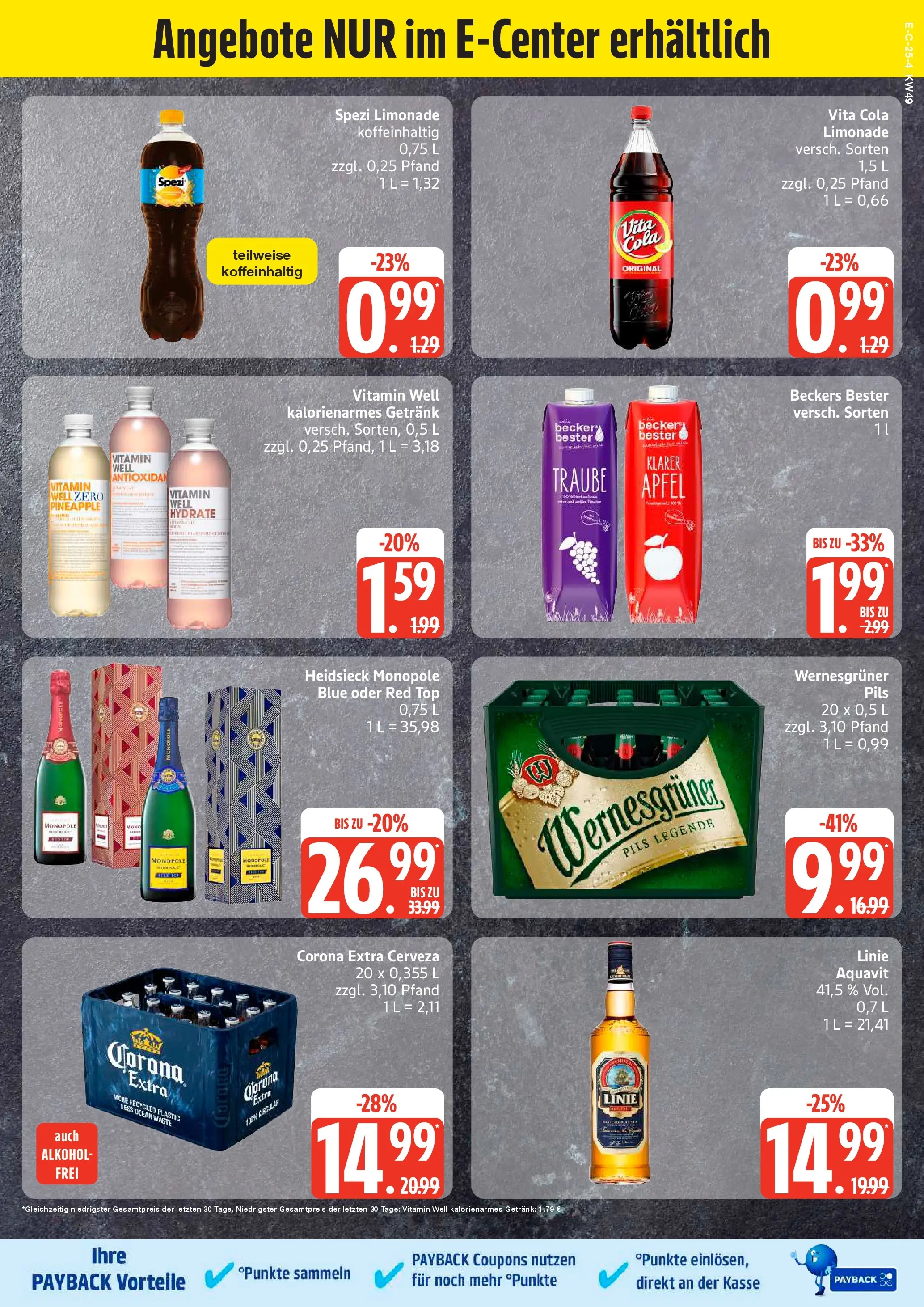 Edeka prospekt Stralsund	 (ab 30.11.2025) » Angebote Online | Seite: 25 | Produkte: Top, Cola, Pils, Vita cola