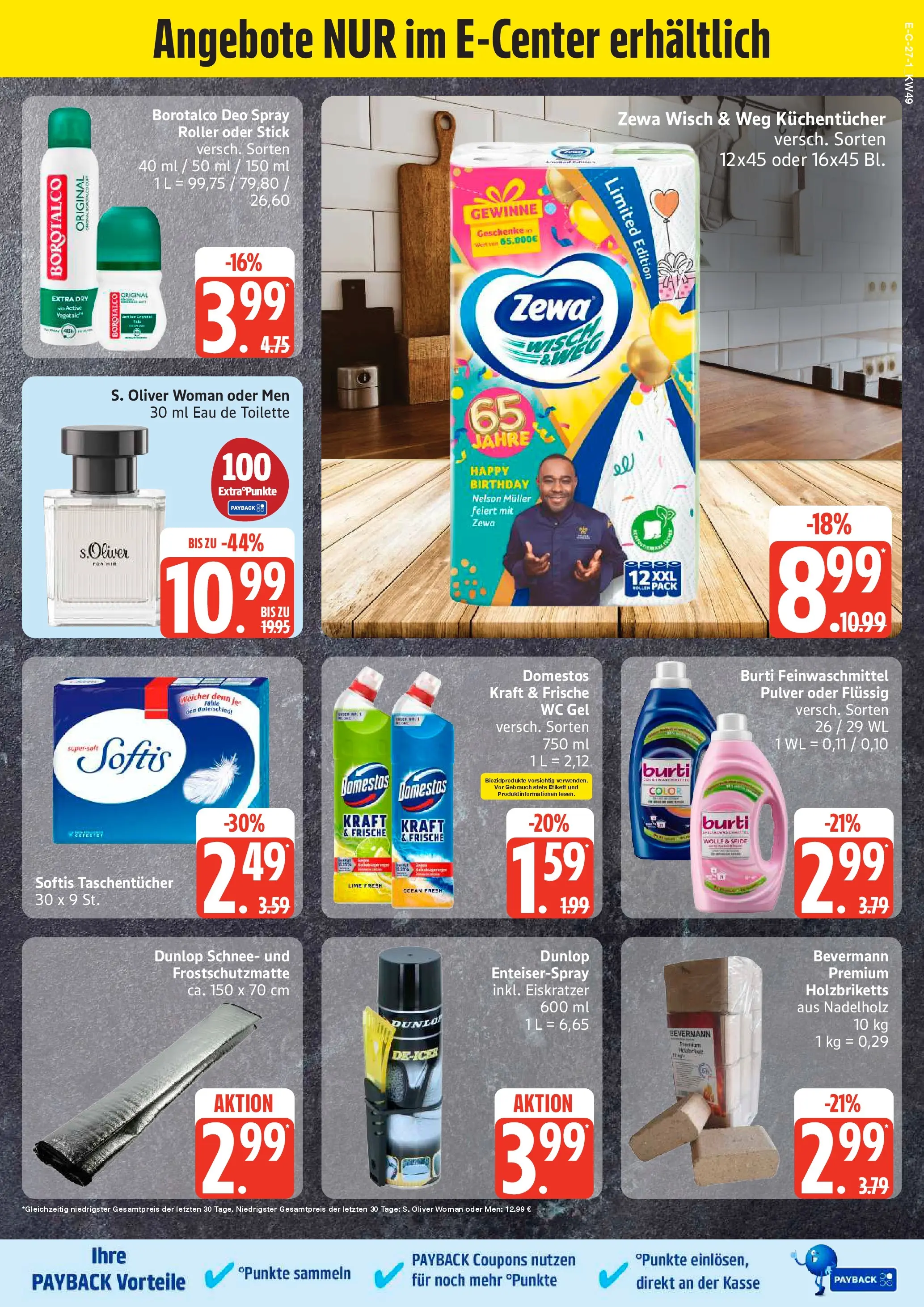 Edeka prospekt Stralsund	 (ab 30.11.2025) » Angebote Online | Seite: 27 | Produkte: Toilette, Eau de Toilette, Zewa, Deodorant