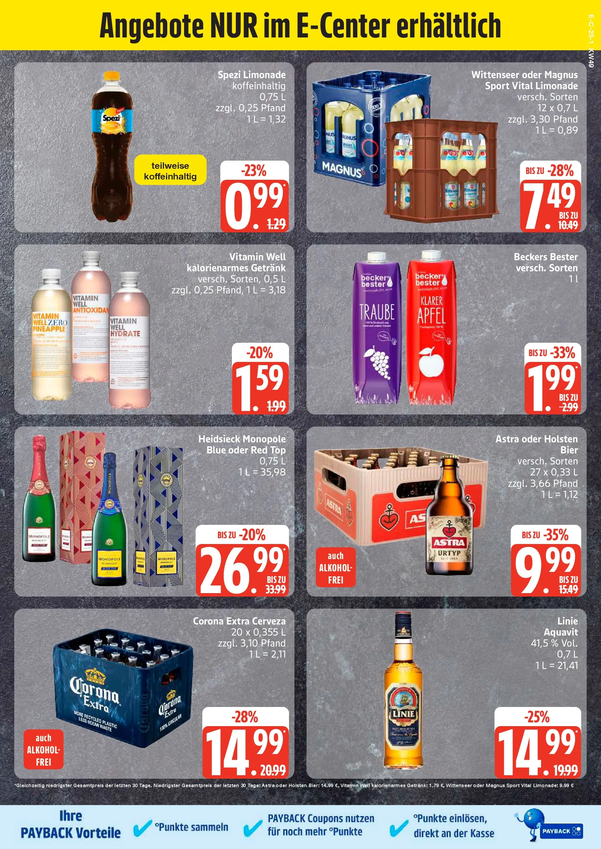 Edeka prospekt Tostedt	 (ab 30.11.2025) » Angebote Online | Seite: 25 | Produkte: Top, Bier, Limonade, Holsten