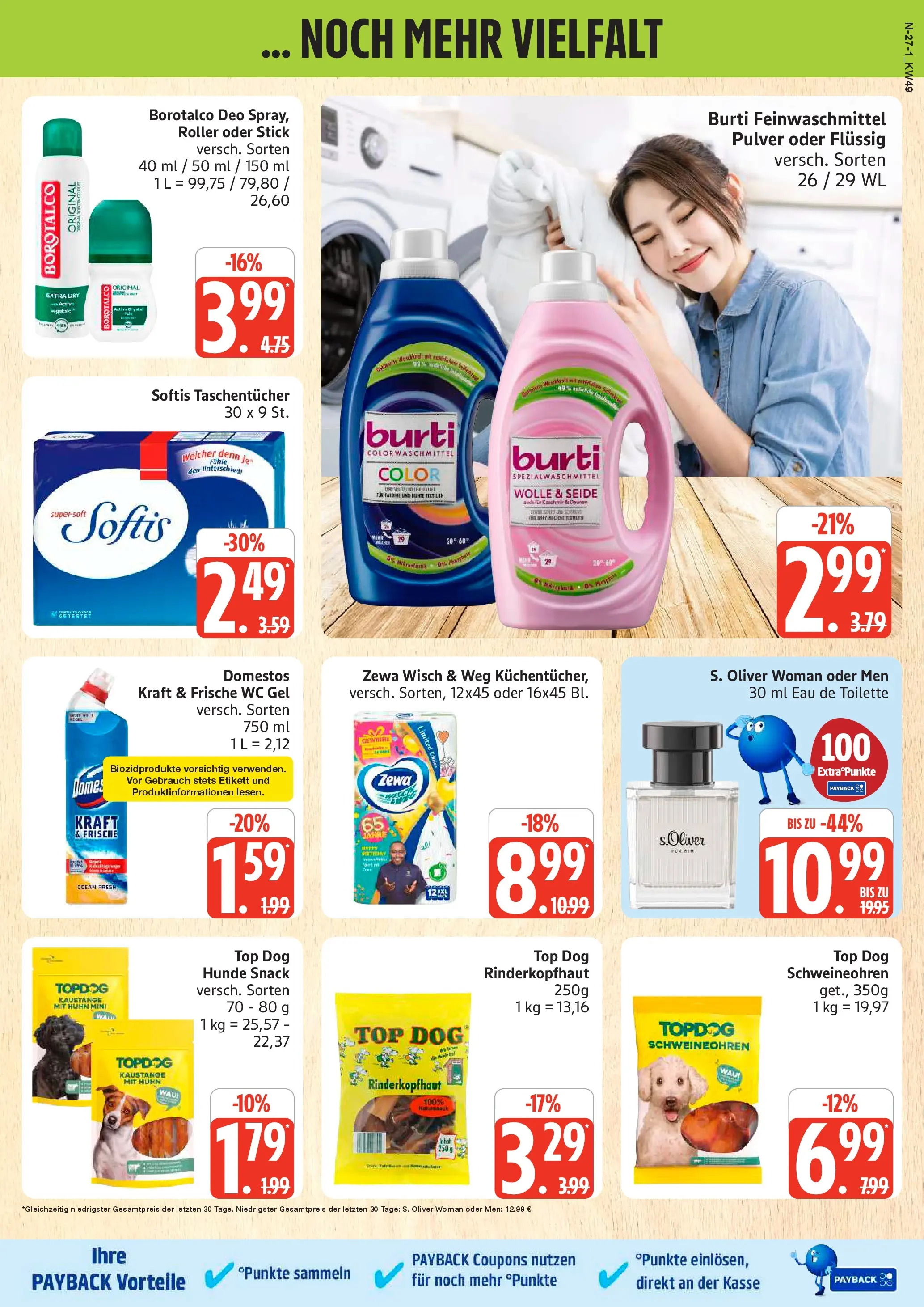 Edeka prospekt Schleswig	 (ab 30.11.2025) » Angebote Online | Seite: 27 | Produkte: Toilette, Eau de Toilette, Zewa, Deodorant