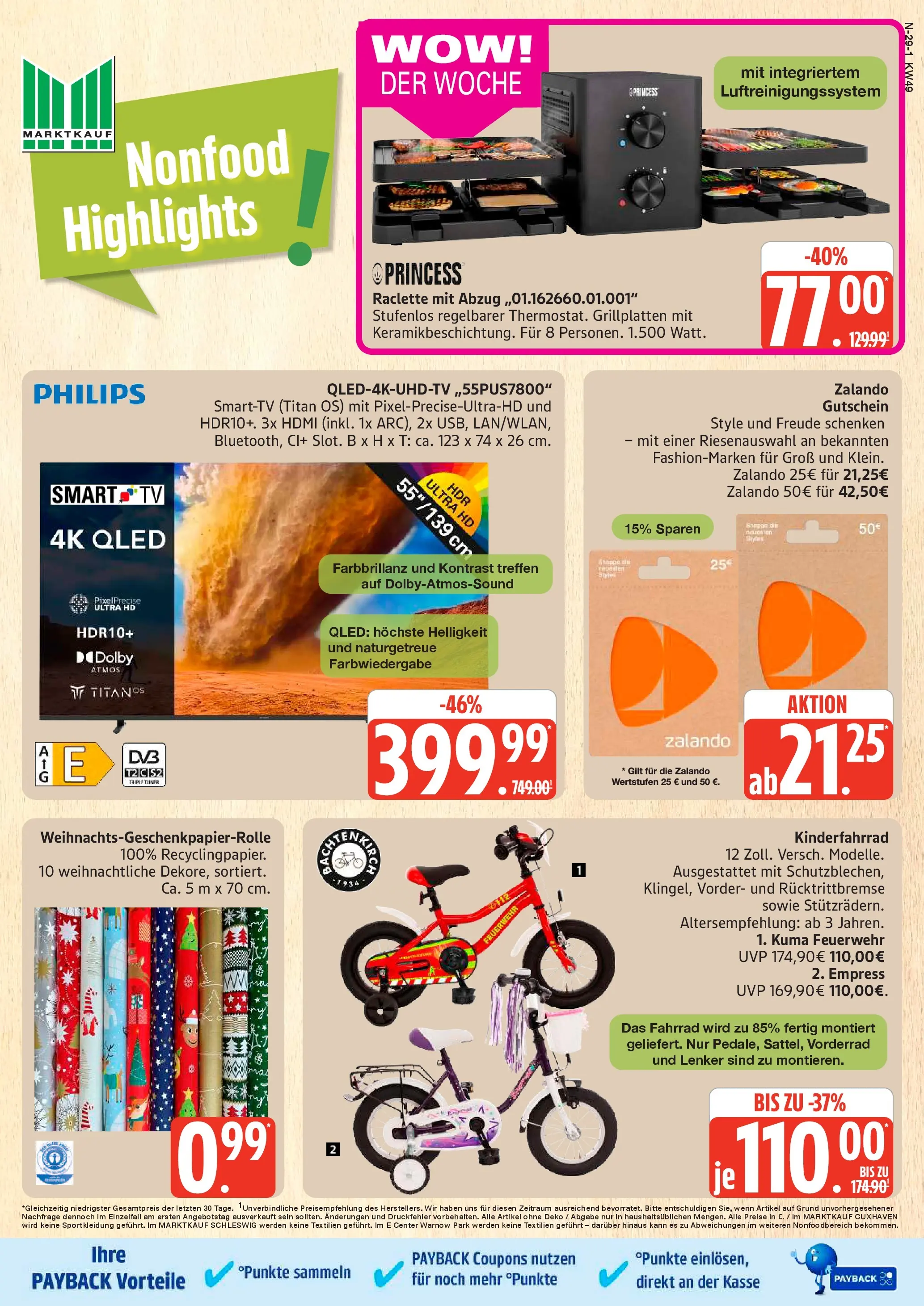 Edeka prospekt Schleswig	 (ab 30.11.2025) » Angebote Online | Seite: 29 | Produkte: Philips, Smart TV, Raclette, TV