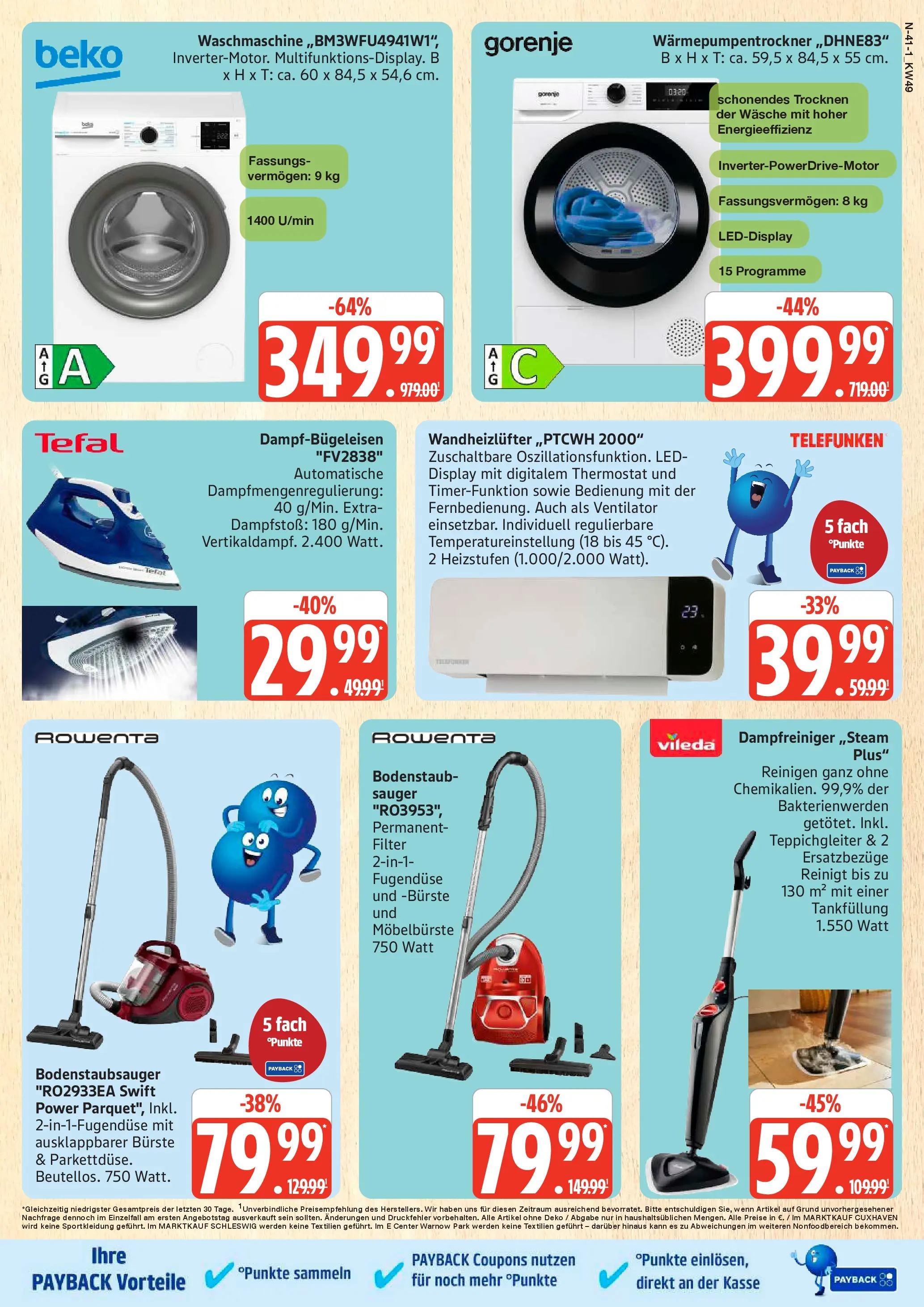 Edeka prospekt Schleswig	 (ab 30.11.2025) » Angebote Online | Seite: 41 | Produkte: Gorenje, Ventilator, Waschmaschine, Bürste