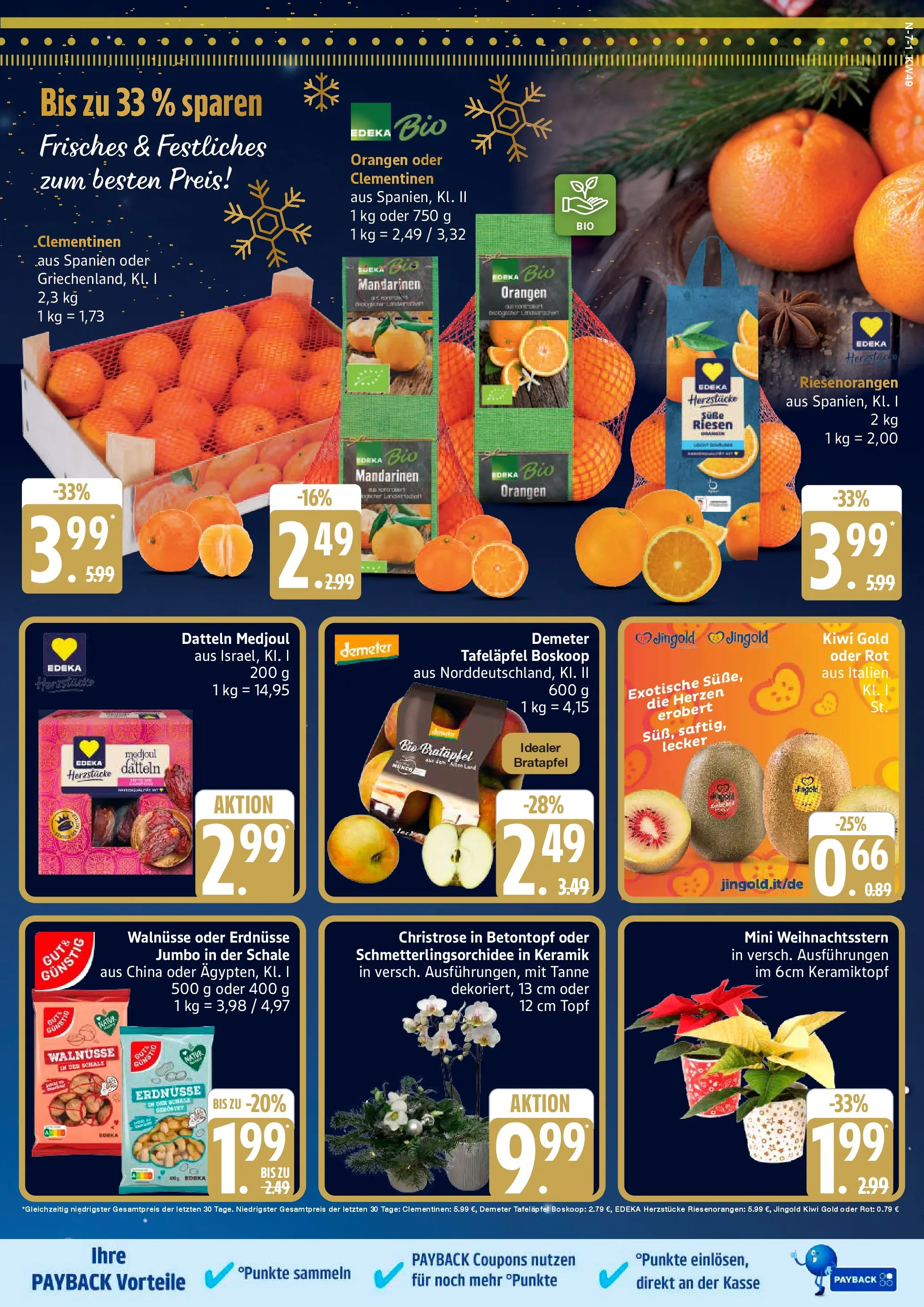 Edeka prospekt Schleswig	 (ab 30.11.2025) » Angebote Online | Seite: 7 | Produkte: Erdnüsse, Walnüsse, Mandarinen, Orangen