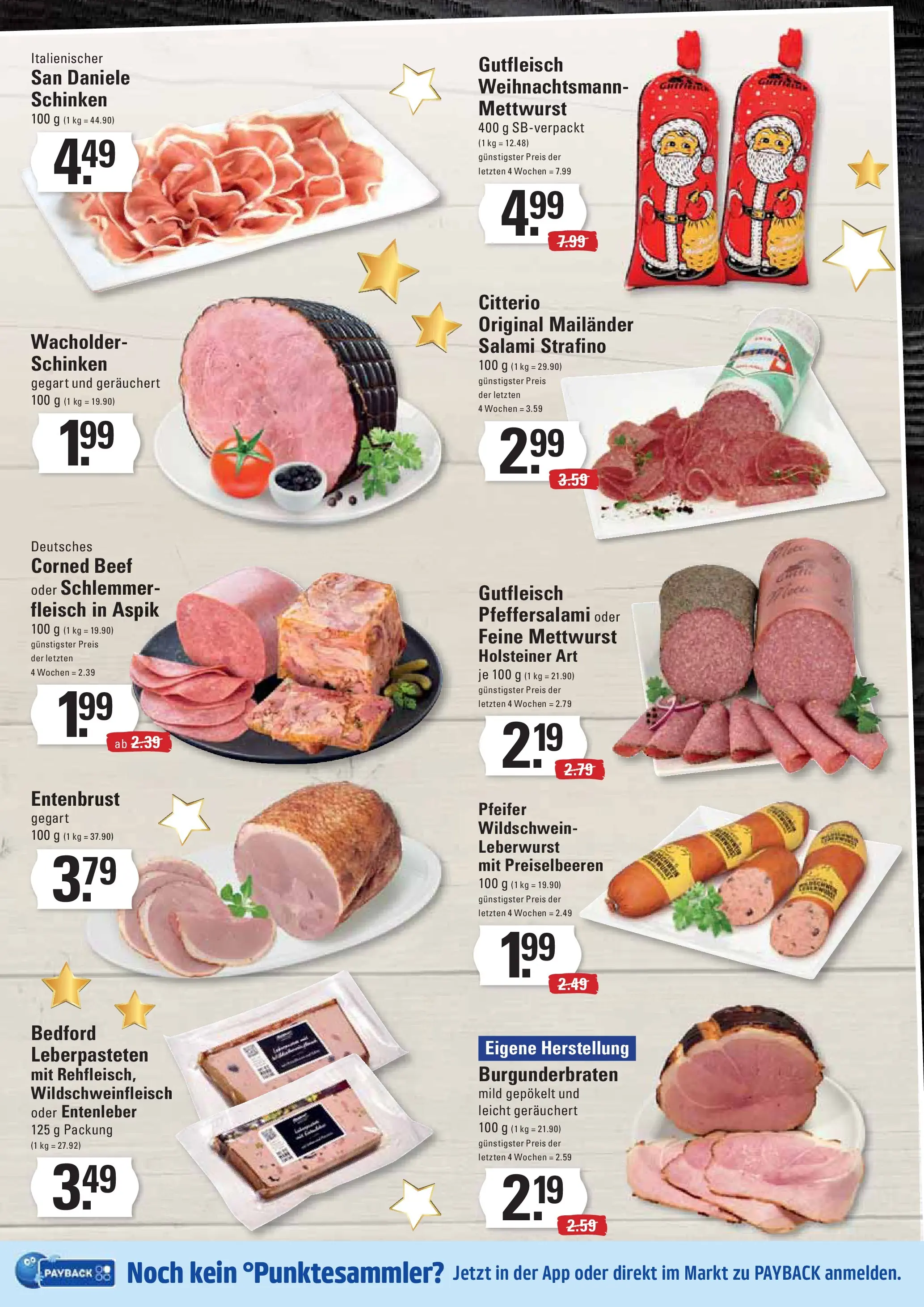 Edeka prospekt Hamburg	 (ab 30.11.2025) » Angebote Online | Seite: 5 | Produkte: Salami, Schinken, Fleisch