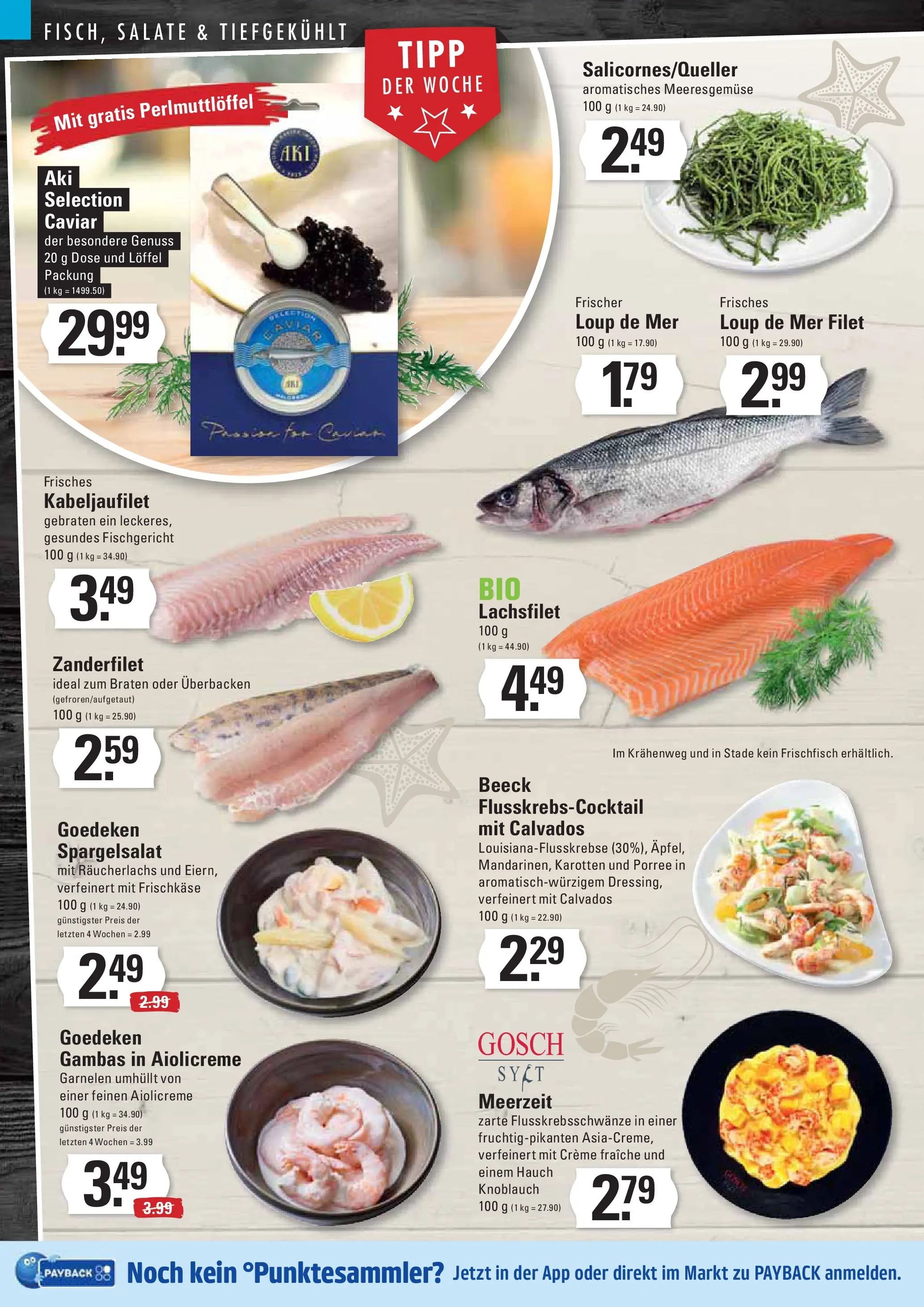 Edeka prospekt Hamburg	 (ab 30.11.2025) » Angebote Online | Seite: 6 | Produkte: Garnelen, Creme, Räucherlachs, Knoblauch