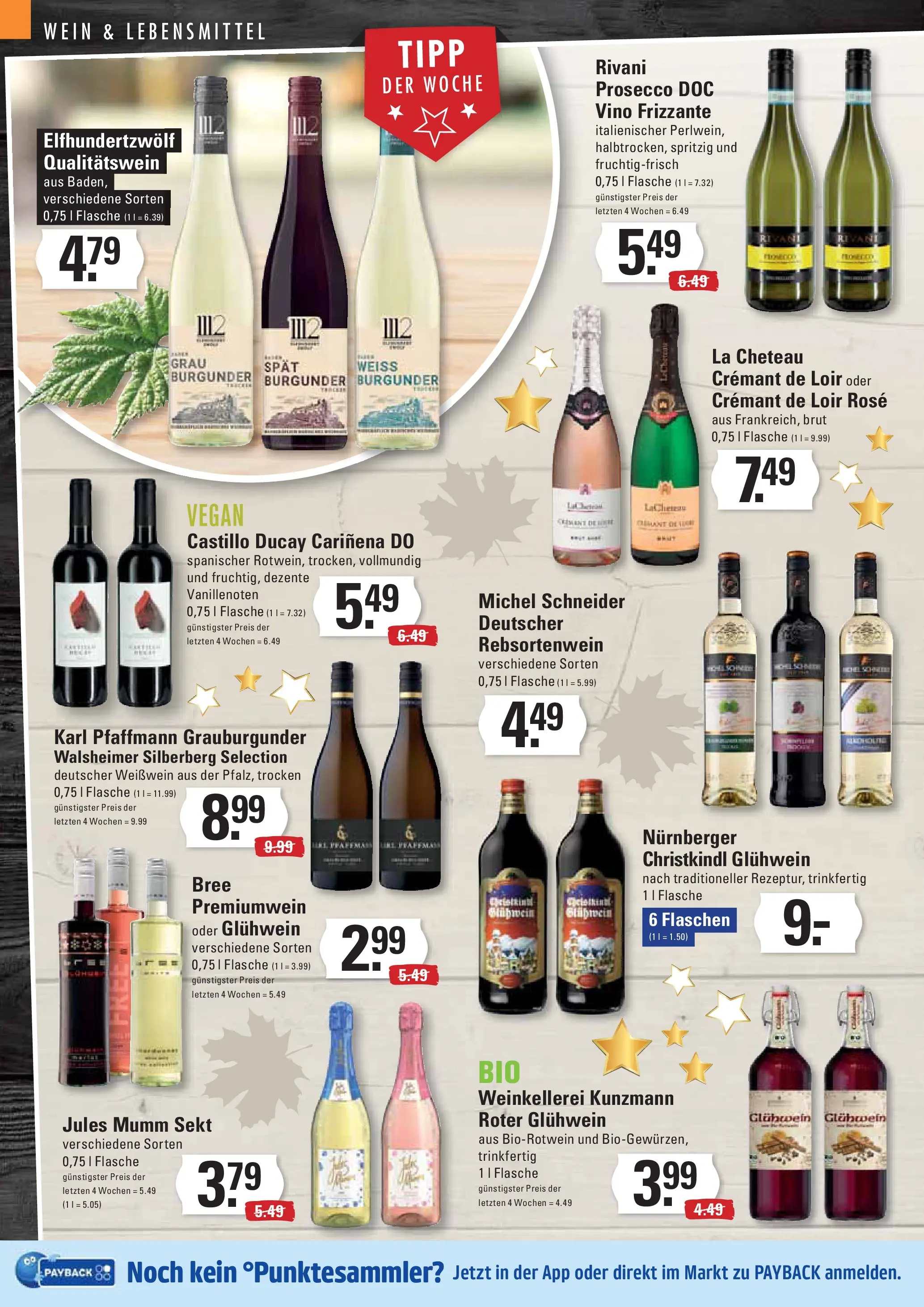 Edeka prospekt Hamburg	 (ab 30.11.2025) » Angebote Online | Seite: 12 | Produkte: Weißwein, Bree, Jules mumm, Prosecco