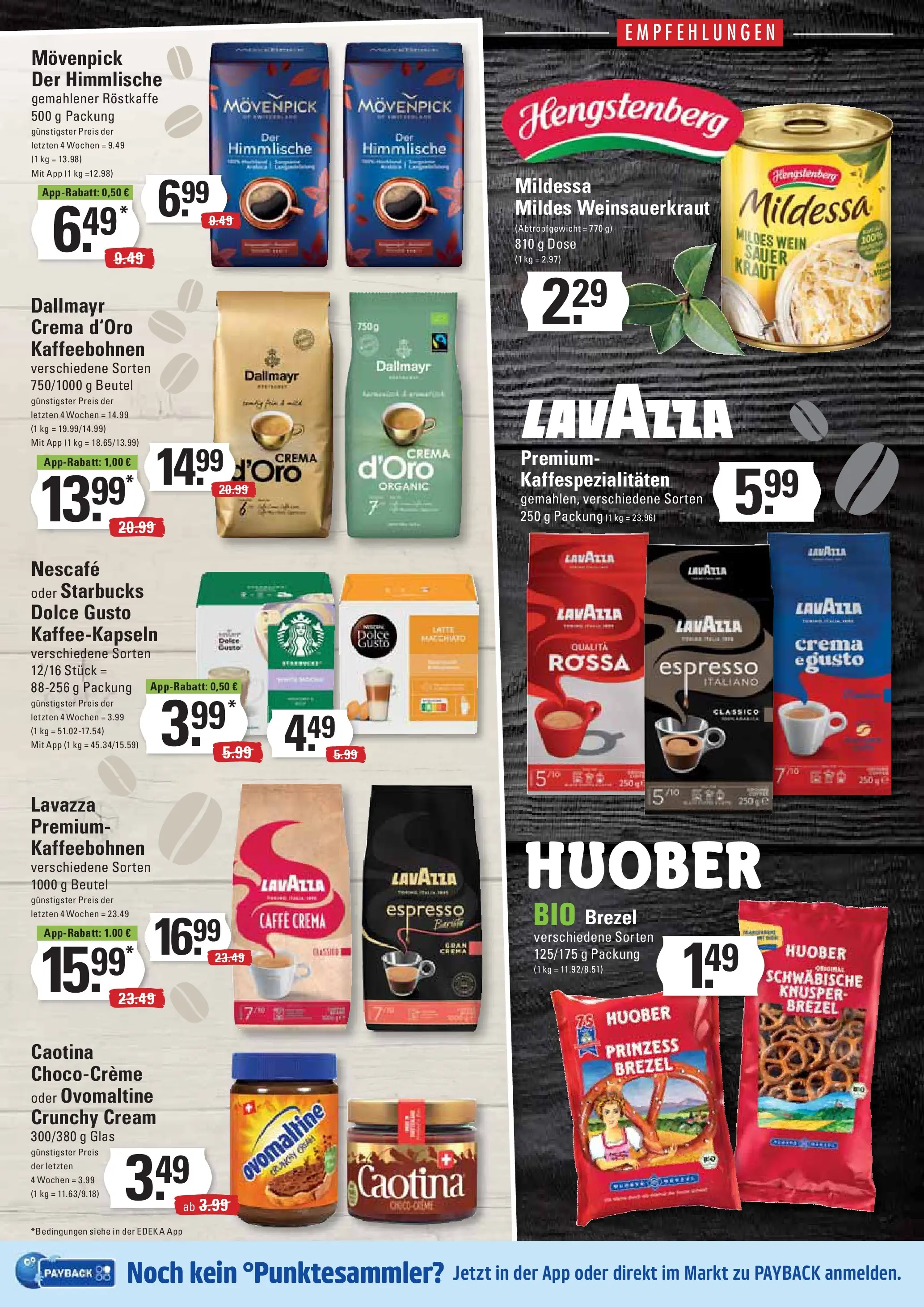 Edeka prospekt Hamburg	 (ab 30.11.2025) » Angebote Online | Seite: 15 | Produkte: Ovomaltine, Nescafe, Starbucks, Kraut