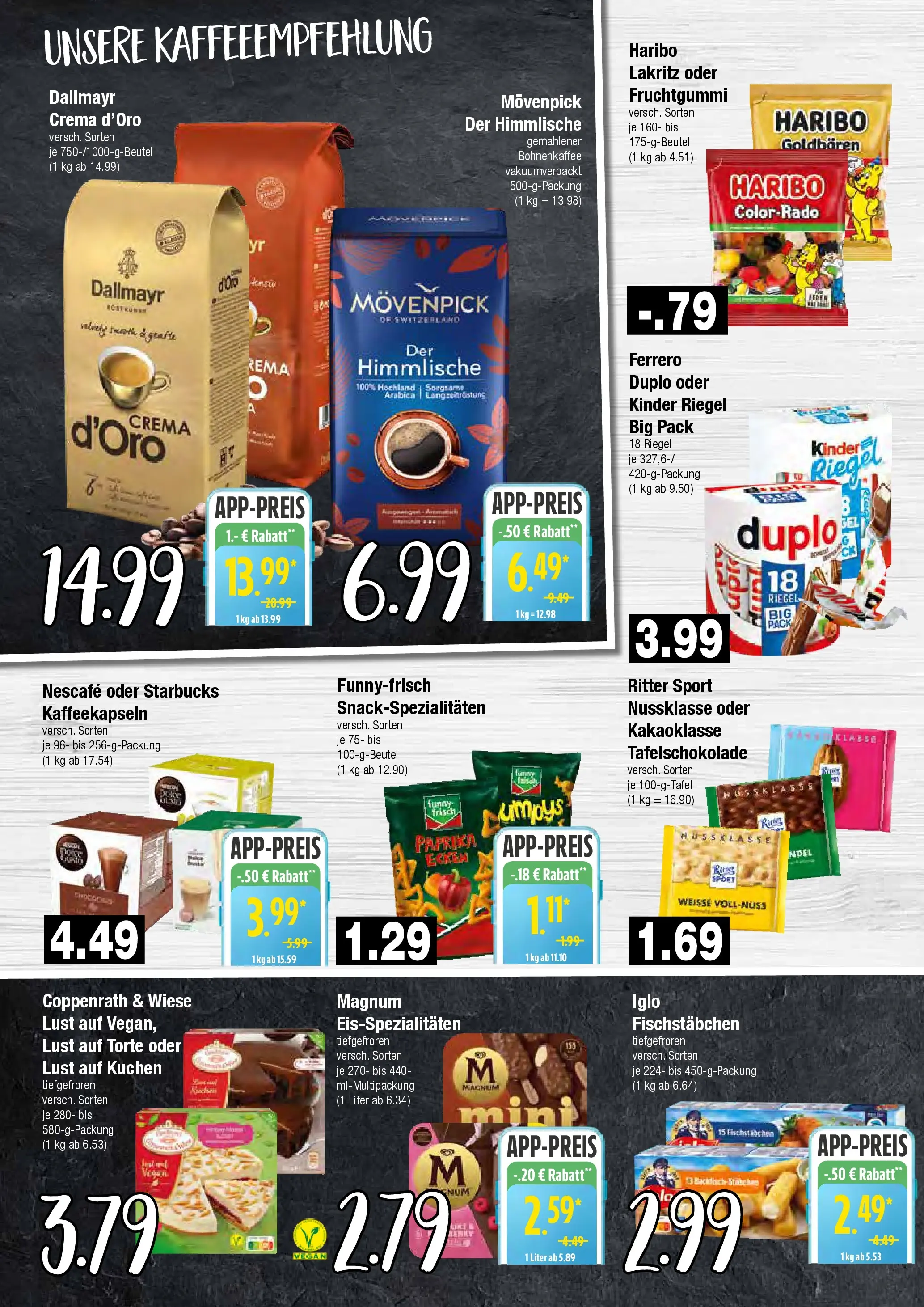 Edeka prospekt Hamburg	 (ab 30.11.2025) » Angebote Online | Seite: 6 | Produkte: Ferrero duplo, Iglo, Ritter sport, Dallmayr
