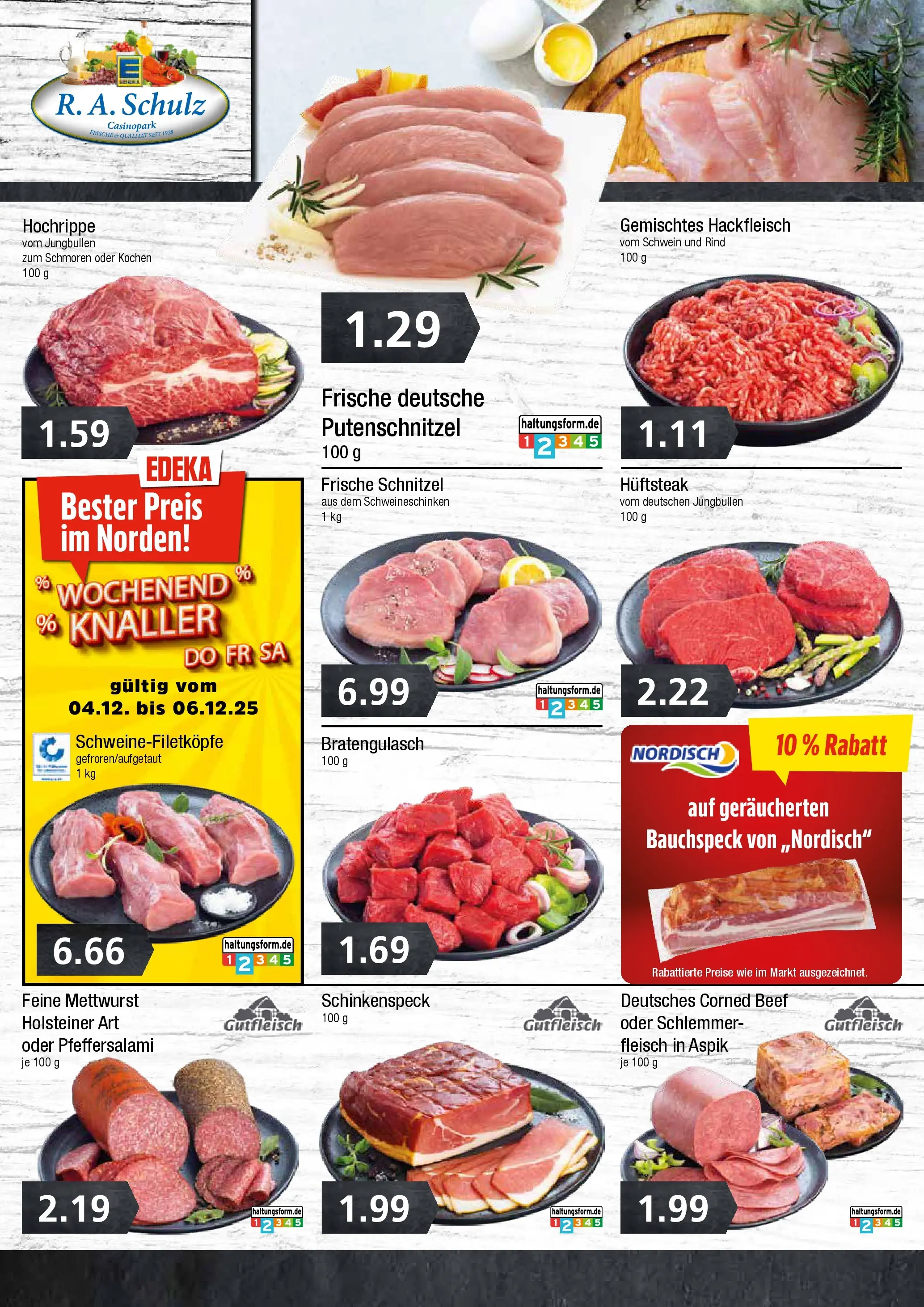 Edeka prospekt Wentorf	 (ab 30.11.2025) » Angebote Online | Seite: 2 | Produkte: Putenschnitzel, Steak, Fleisch, Hackfleisch