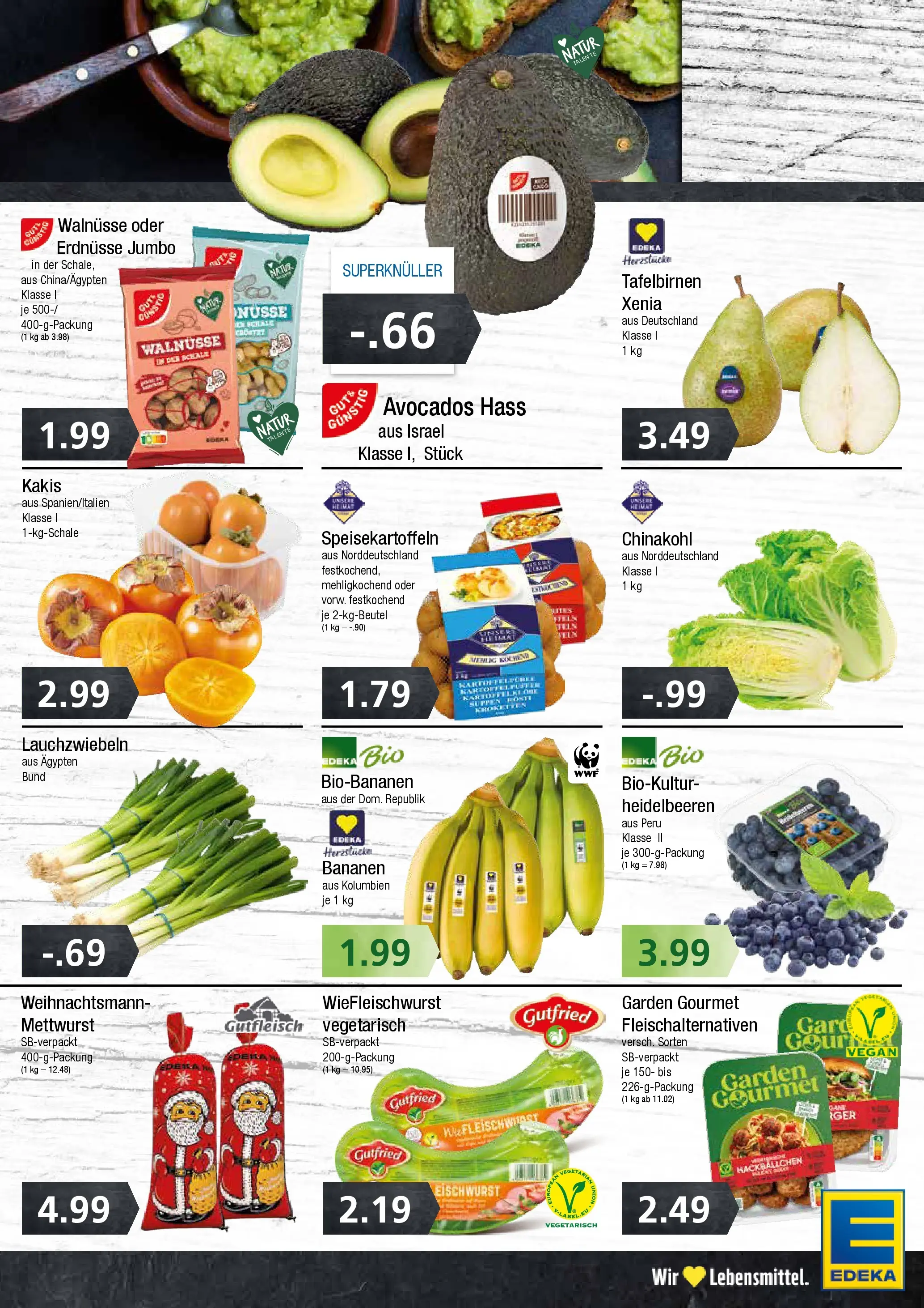 Edeka prospekt Wentorf	 (ab 30.11.2025) » Angebote Online | Seite: 3 | Produkte: Walnüsse, Bananen, Heidelbeeren, Chinakohl