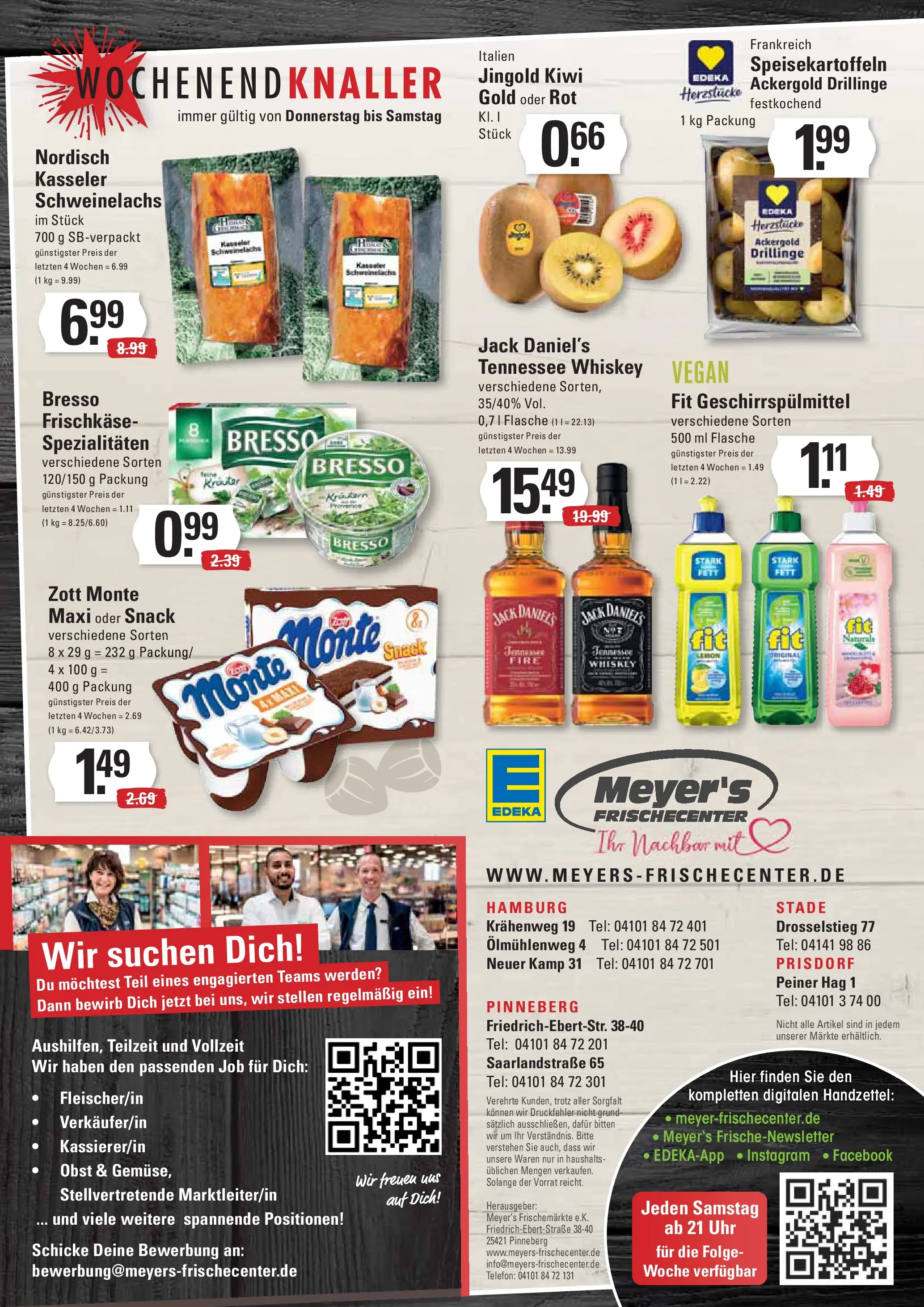 Edeka prospekt Hamburg	 (ab 30.11.2025) » Angebote Online | Seite: 16 | Produkte: Pudding, Bresso, Uhr, Frischkase