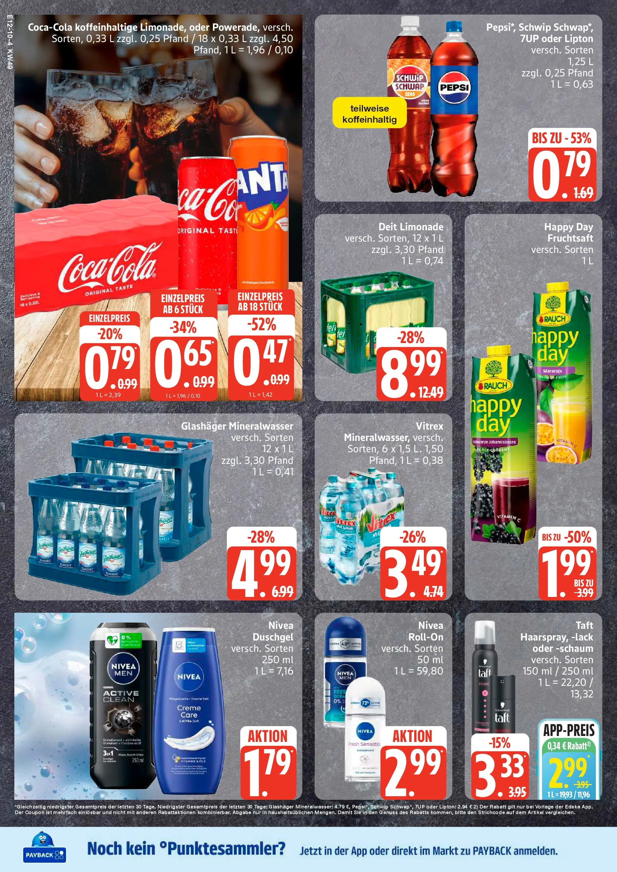 Edeka prospekt Rostock-Gehlsdorf	 (ab 30.11.2025) » Angebote Online | Seite: 10 | Produkte: Duft, Mineralwasser, Duschgel, Fruchtsaft