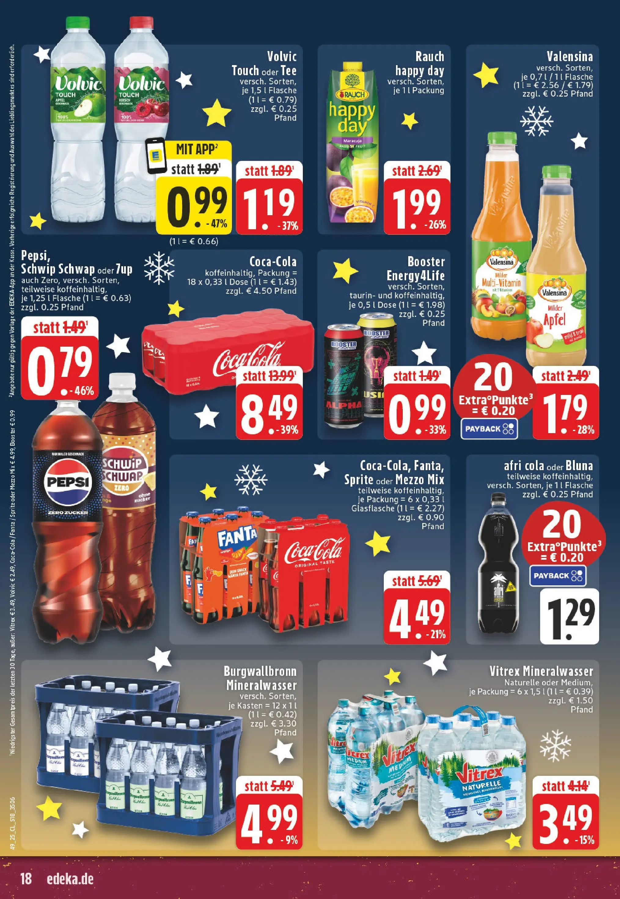 Edeka prospekt Düsseldorf	 (ab 01.12.2025) » Angebote Online | Seite: 18 | Produkte: Fanta, Schwip schwap, Zucker, Oder mezzo mix