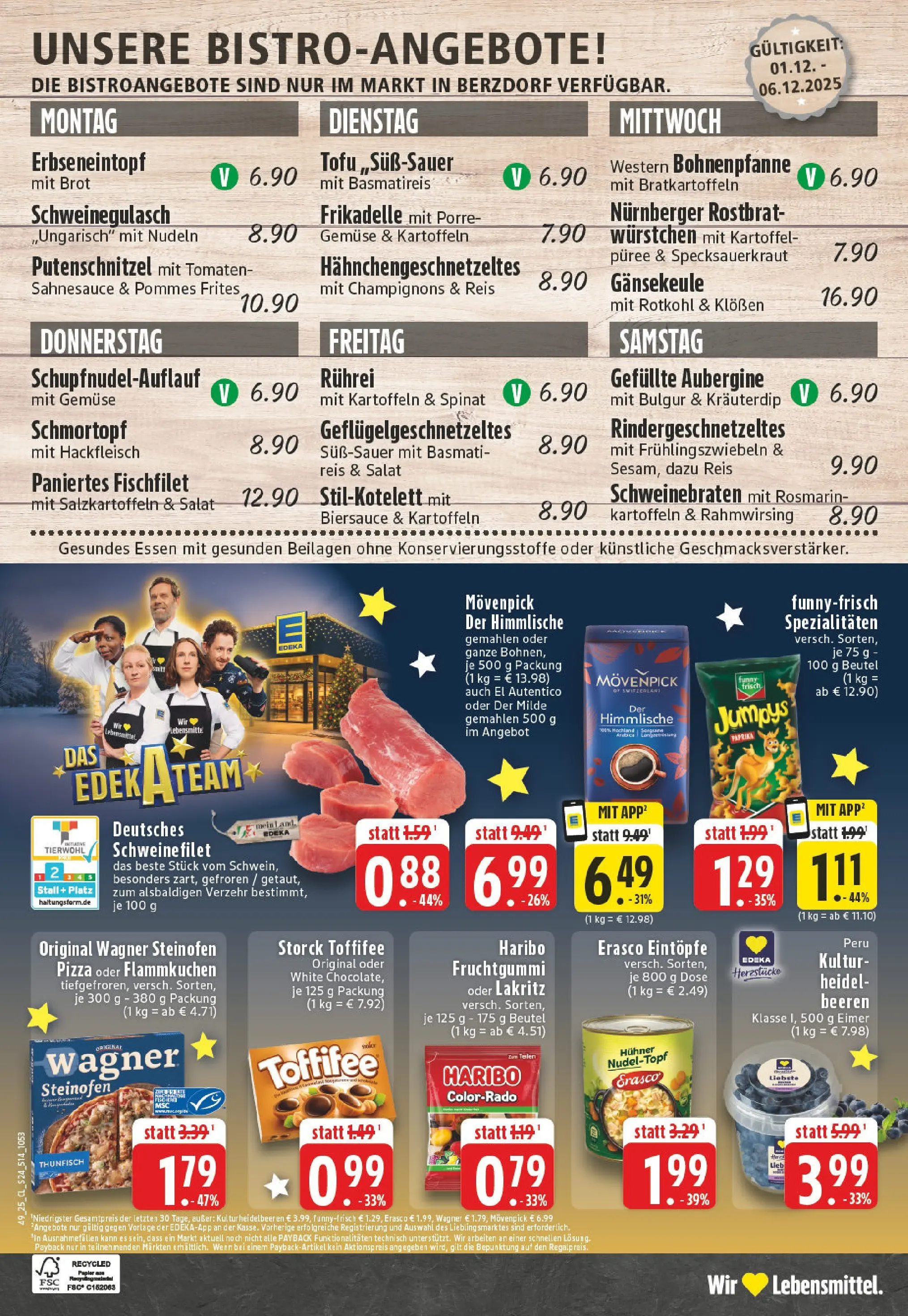Edeka prospekt Wesseling-Berzdorf	 (ab 01.12.2025) » Angebote Online | Seite: 24 | Produkte: Basmatireis, Haribo, Paprika, Aubergine