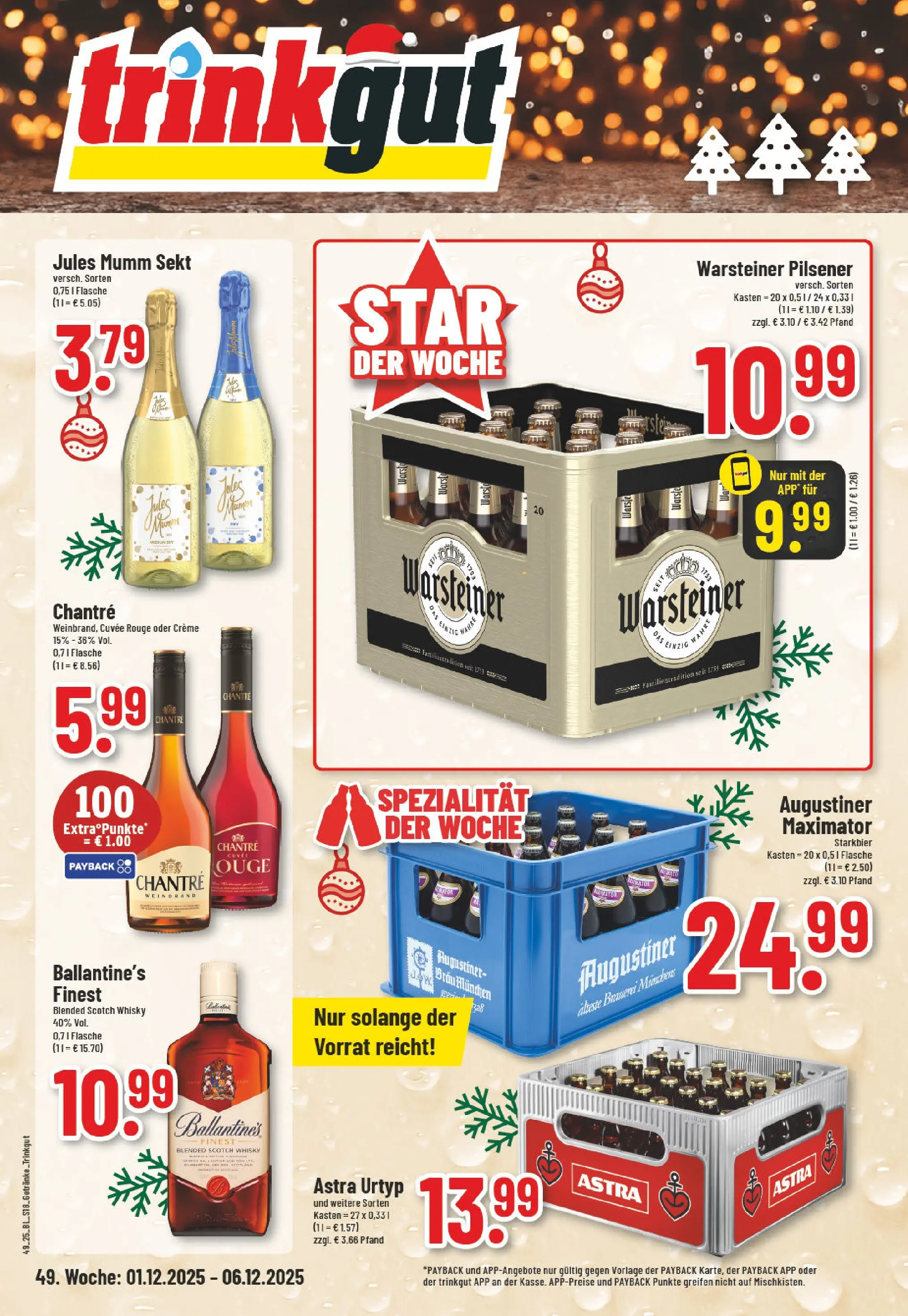Edeka prospekt Lüdenscheid	 (ab 01.12.2025) » Angebote Online | Seite: 18 | Produkte: Whisky, Rouge, Jules mumm, Warsteiner