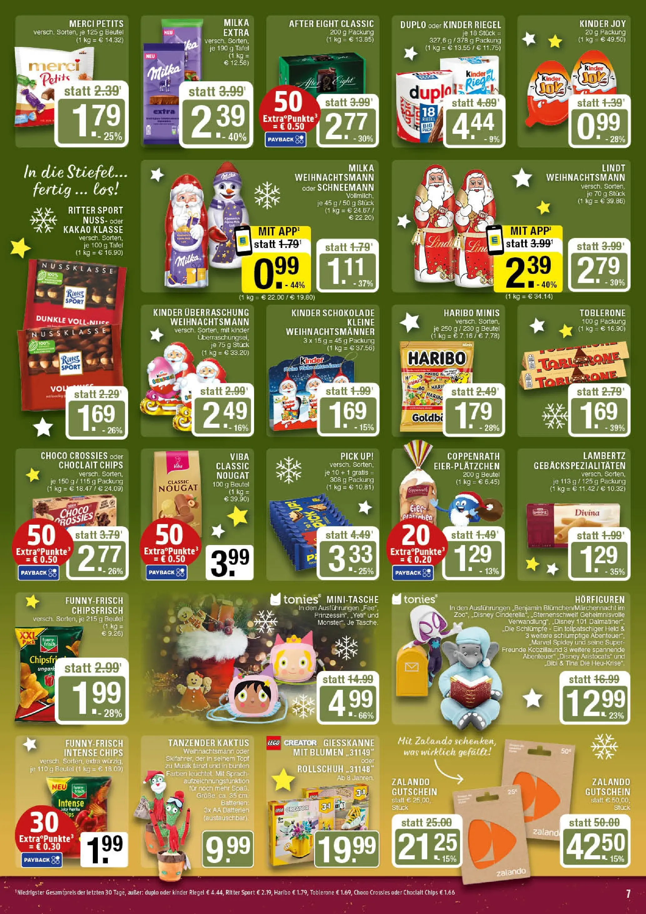 Edeka prospekt Marl	 (ab 01.12.2025) » Angebote Online | Seite: 7 | Produkte: Schokolade, Blumen, Paprika, Chips