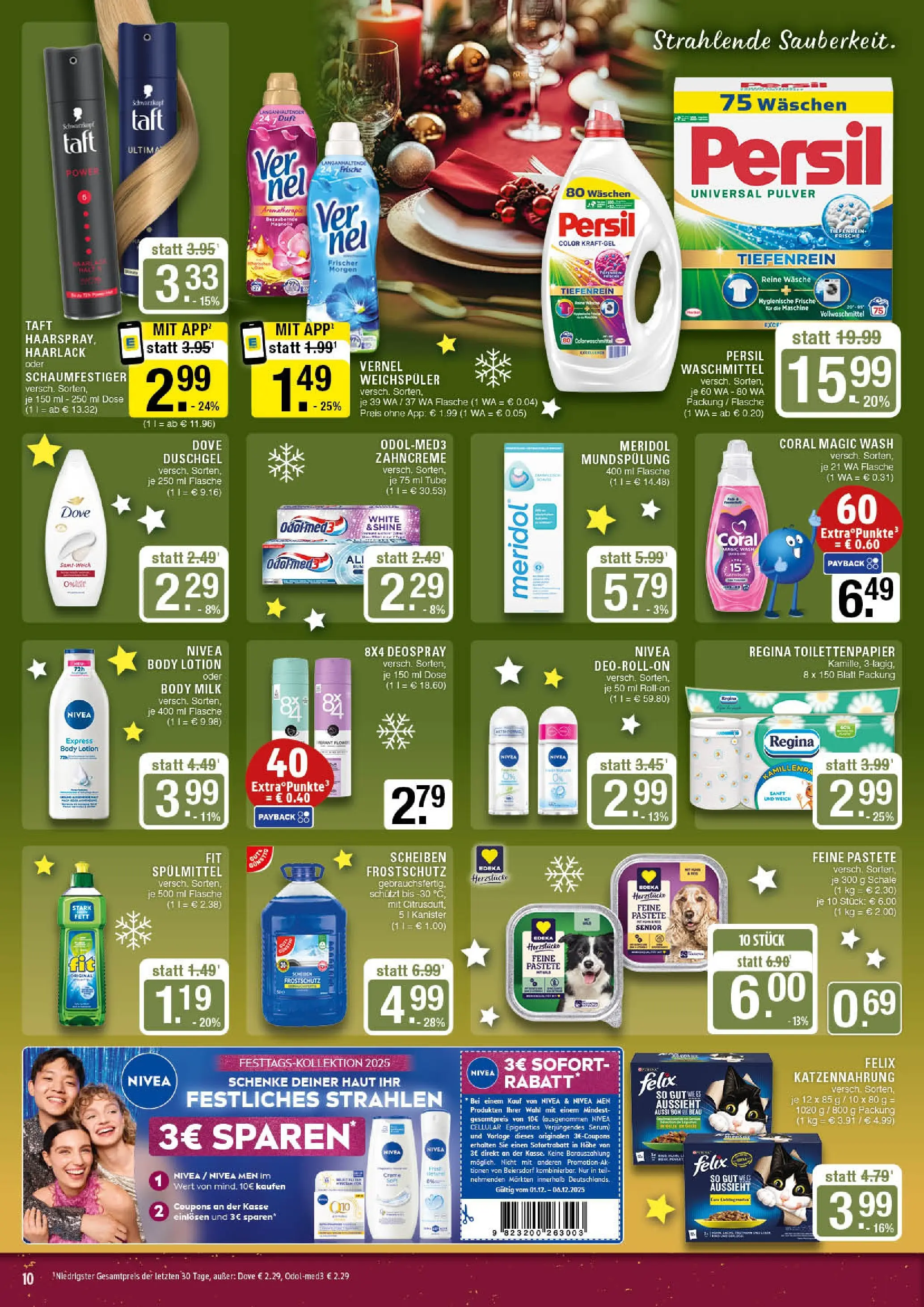 Edeka prospekt Marl	 (ab 01.12.2025) » Angebote Online | Seite: 10 | Produkte: Duft, Weichspüler, Shower Gel, Serum