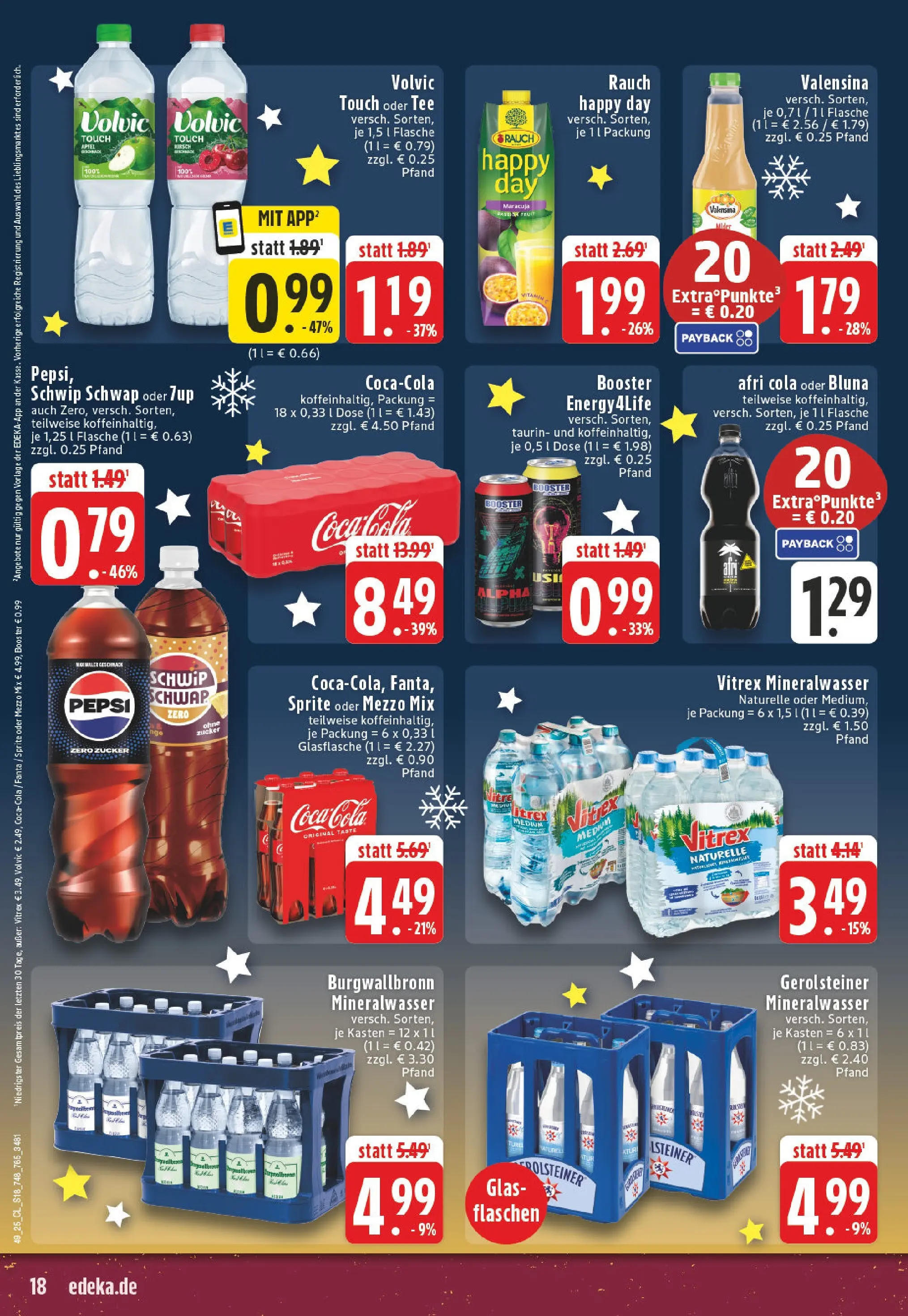 Edeka prospekt Mönchengladbach	 (ab 01.12.2025) » Angebote Online | Seite: 18 | Produkte: Coca cola, Fanta, Zucker, Oder mezzo mix