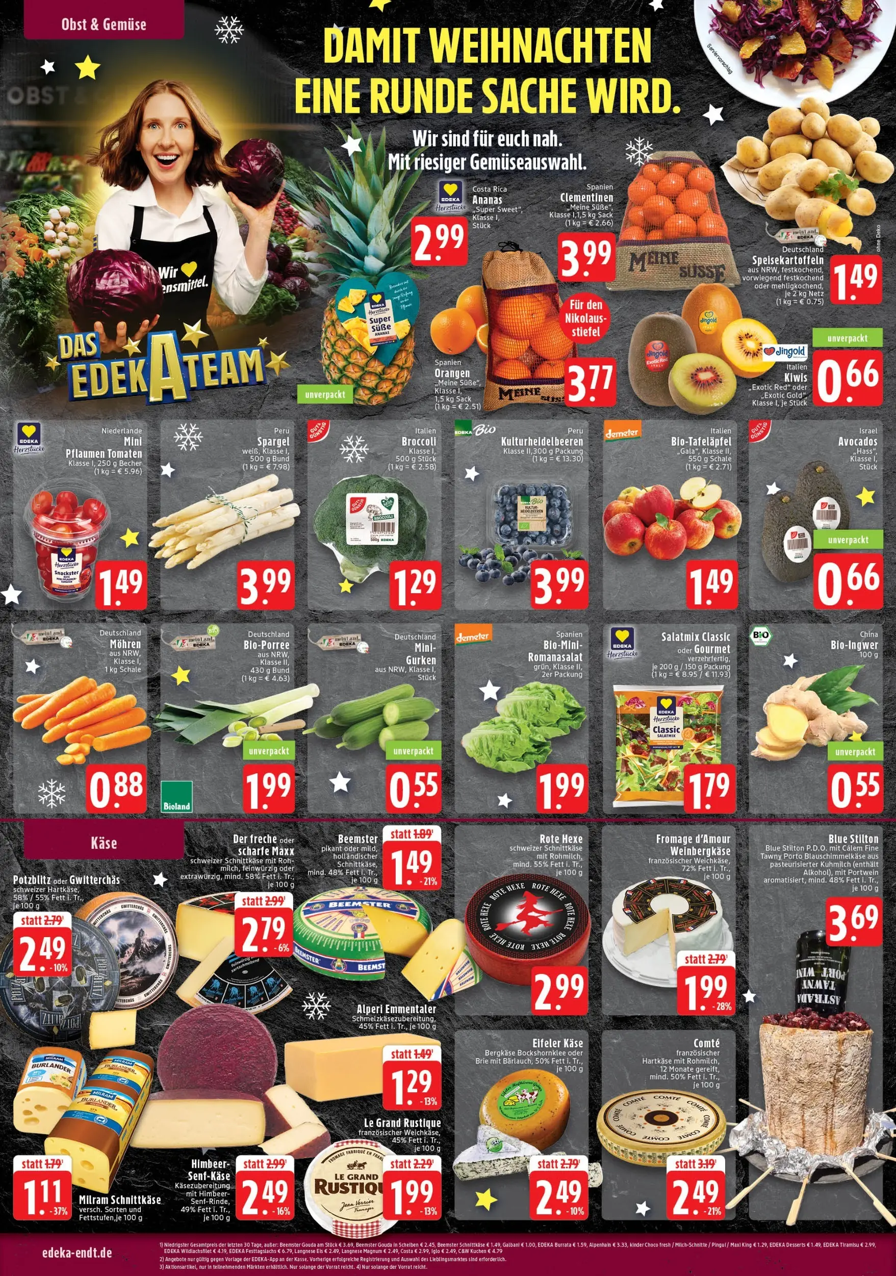 Edeka prospekt Mönchengladbach	 (ab 01.12.2025) » Angebote Online | Seite: 4 | Produkte: Langnese, Tomaten, Gemüse, Kiwi