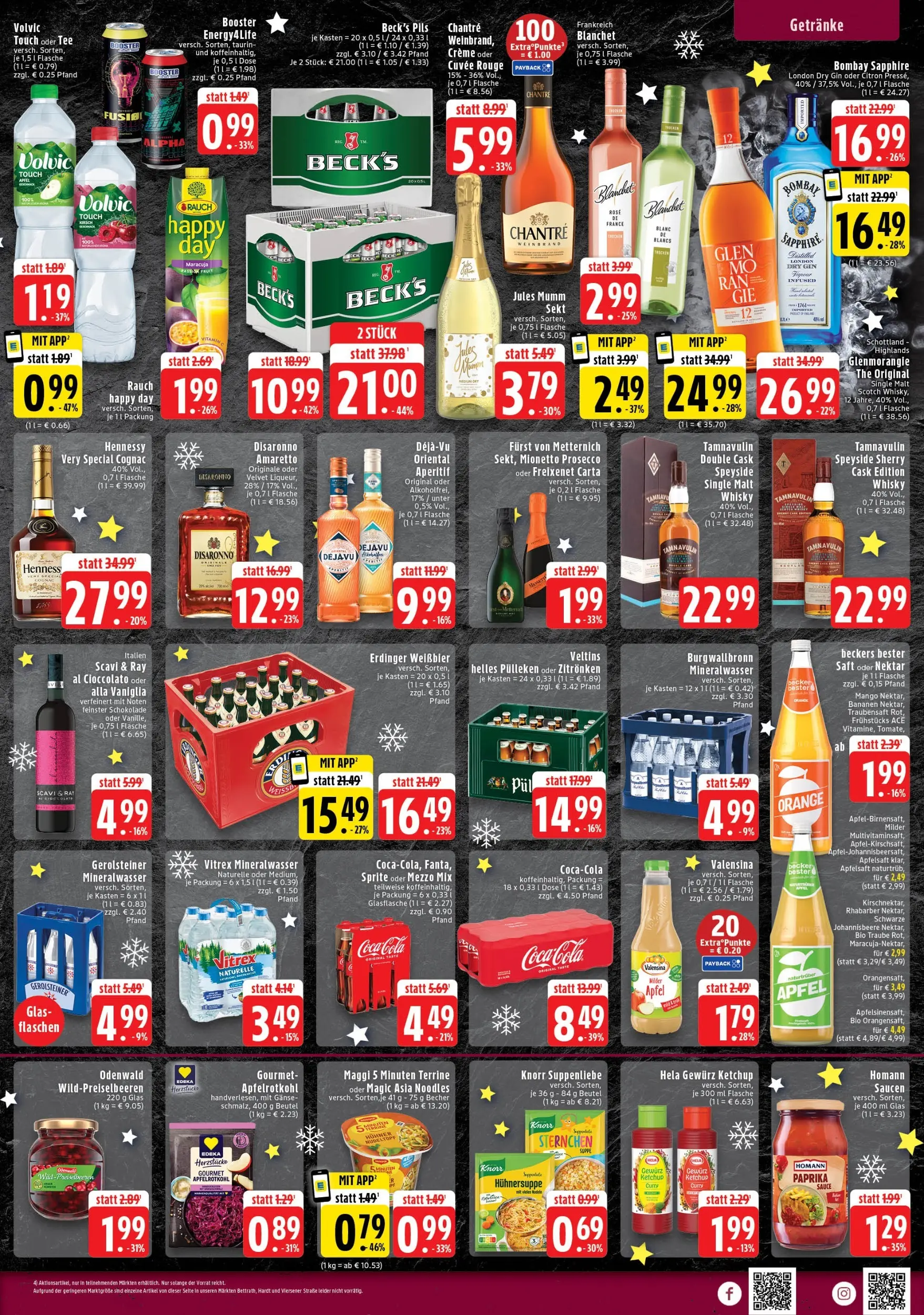 Edeka prospekt Mönchengladbach	 (ab 01.12.2025) » Angebote Online | Seite: 7 | Produkte: Mumm sekt, Furst von metternich, Valensina, Tee